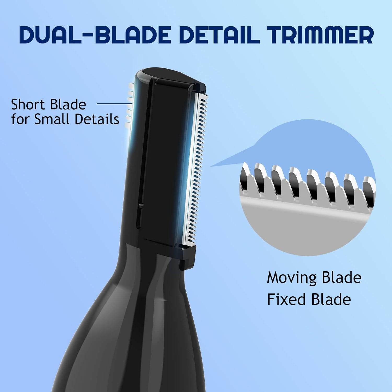 Recortador de cejas eléctrico Dapsang 102, recargable y lavable