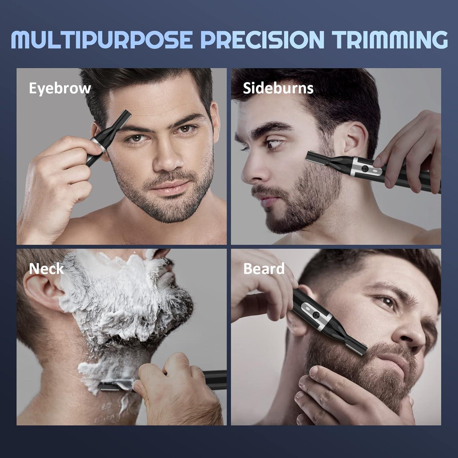 Recortador de cejas eléctrico Dapsang 102, recargable y lavable