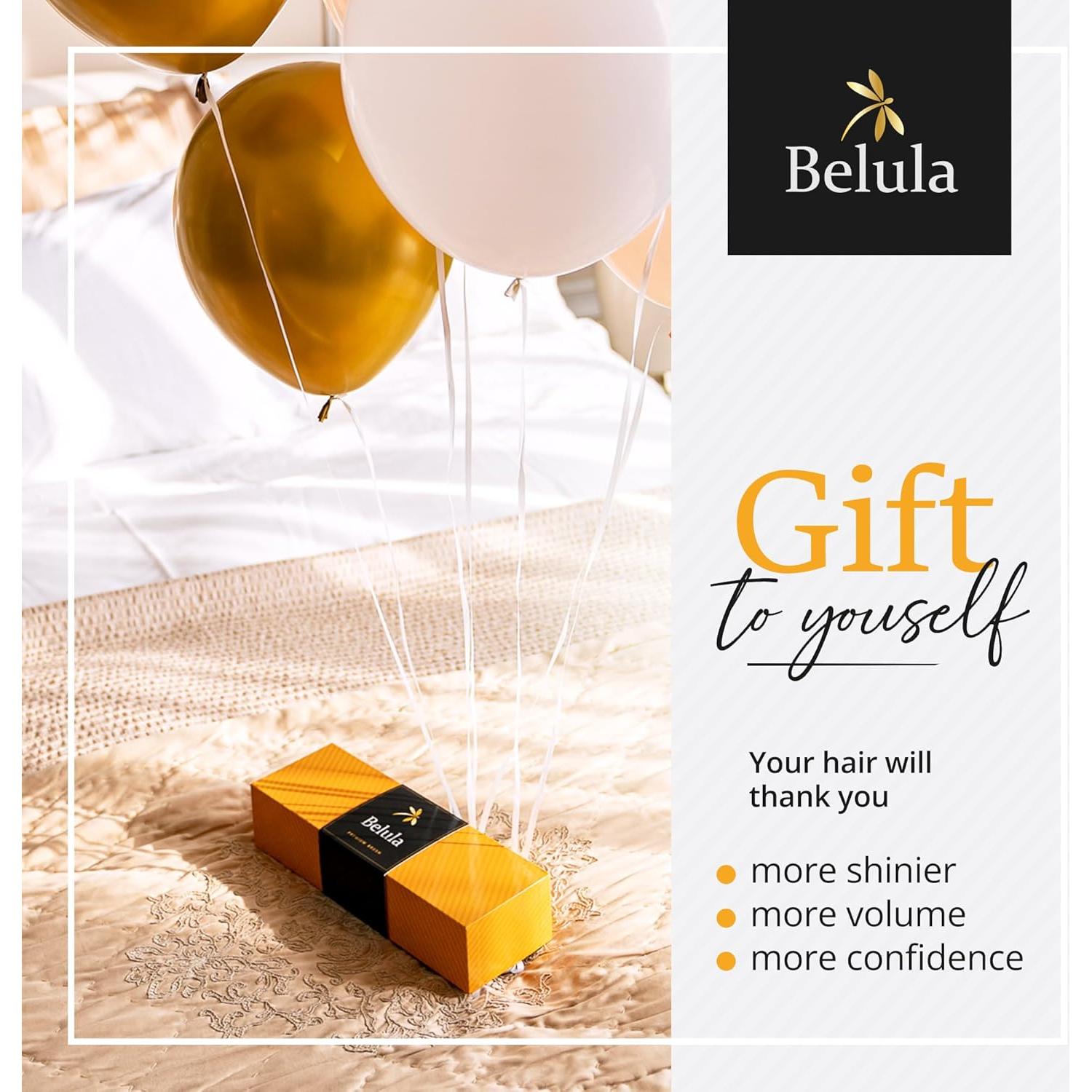 Cepillo de Cerdas de Jabalí Belula para Cabello Fino - Set Completo