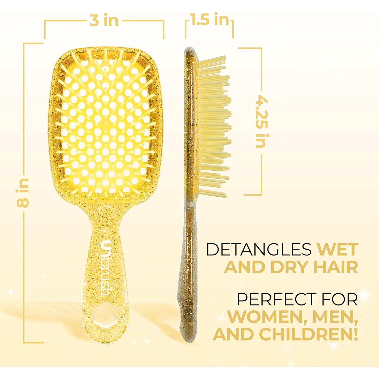 Cepillo Desenredante FHI Heat UNbrush Amarillo Ámbar