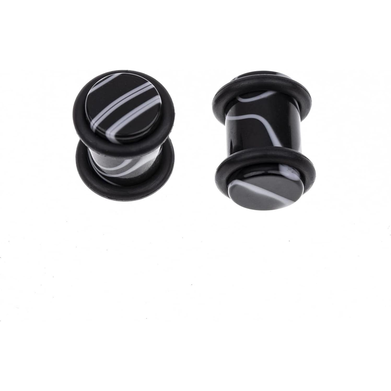 Kit de Estiramiento de Orejas 50 Piezas Acrílico y Silicona