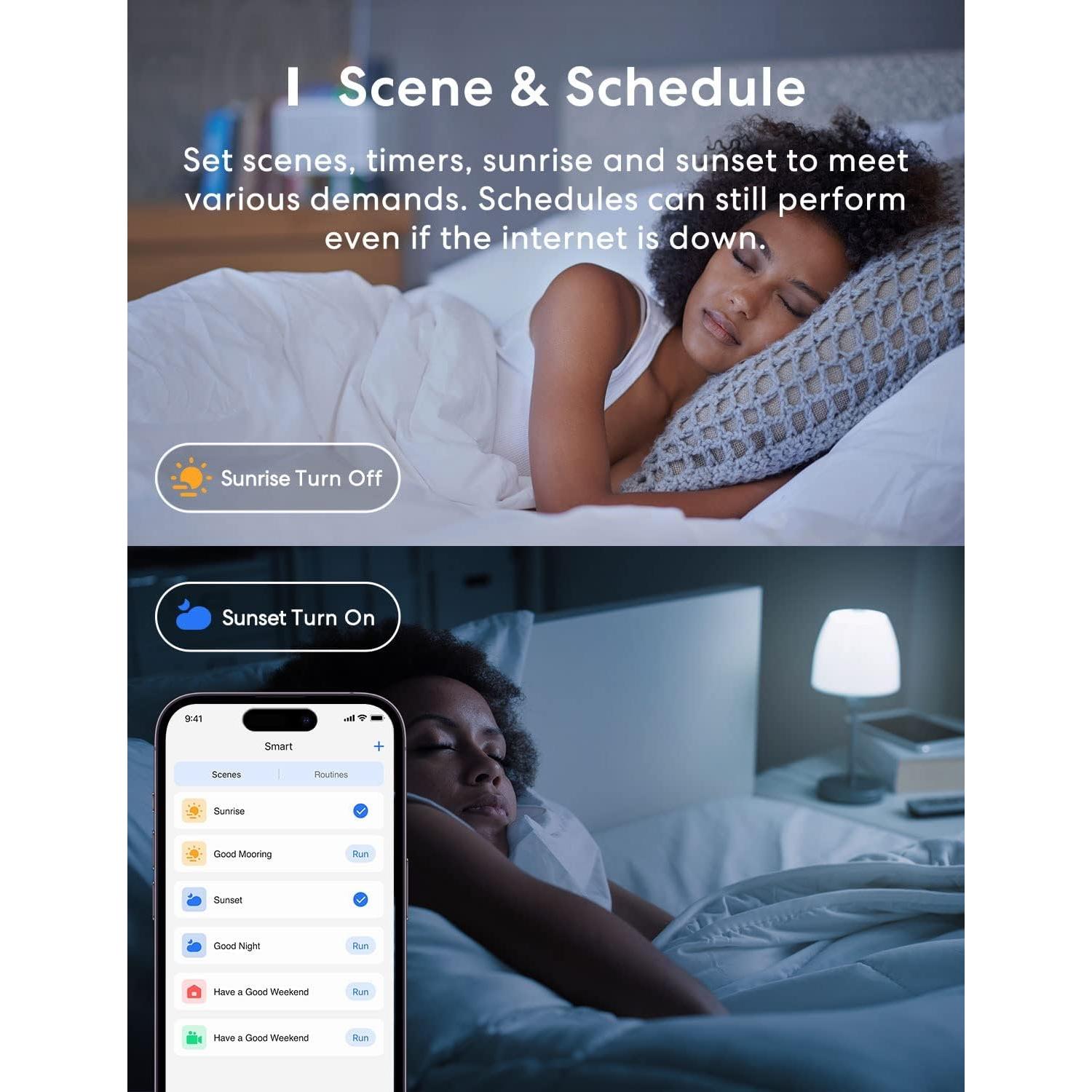 Bombilla Inteligente Meross BR30 LED WiFi Regulable 14W Multicolor