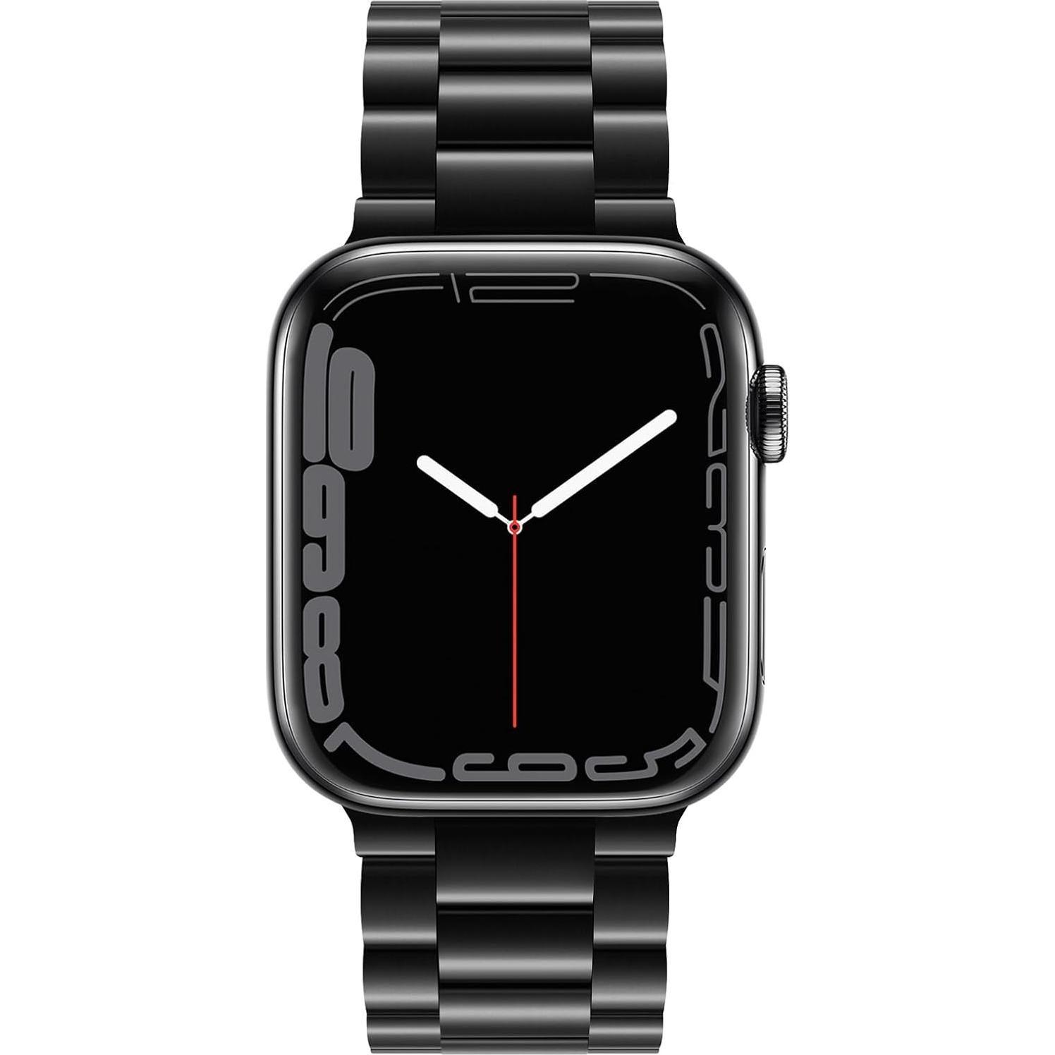 Correa de Acero Inoxidable Tasikar para Apple Watch 38-42mm Negro