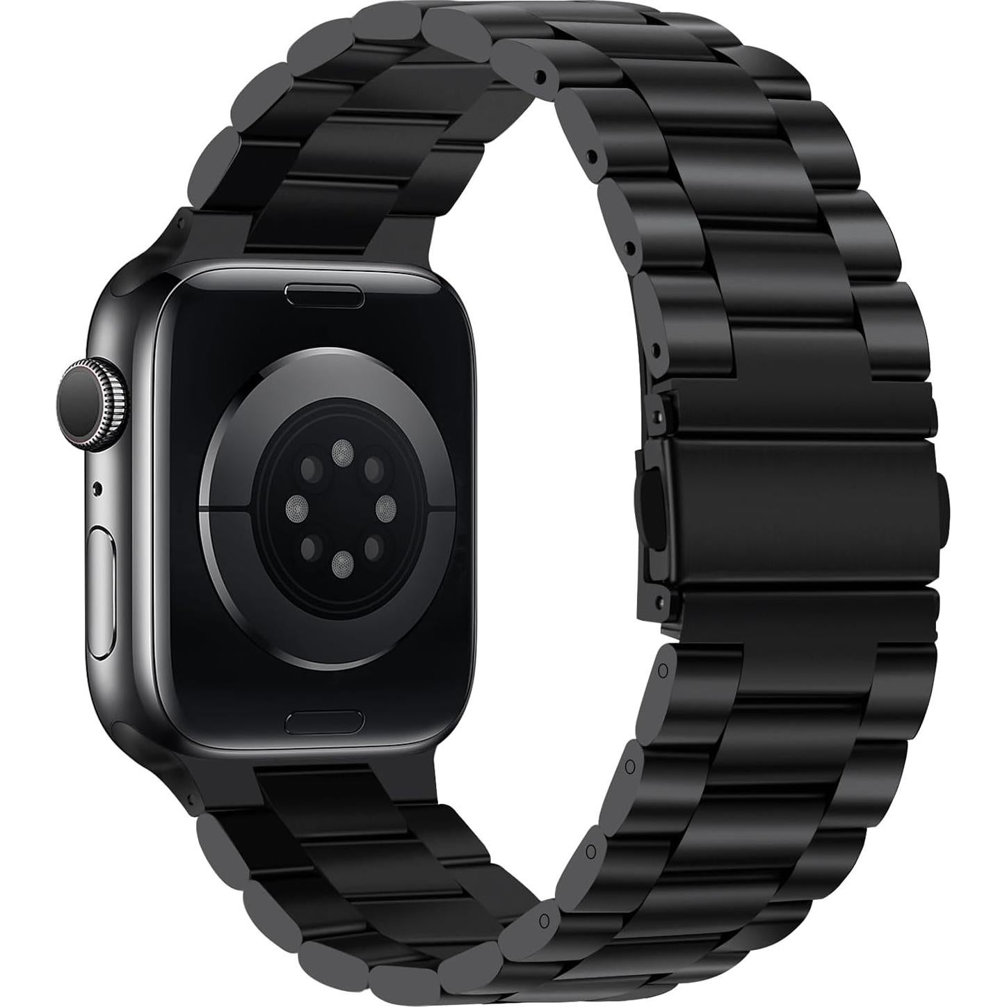 Correa de Acero Inoxidable Tasikar para Apple Watch 38-42mm Negro