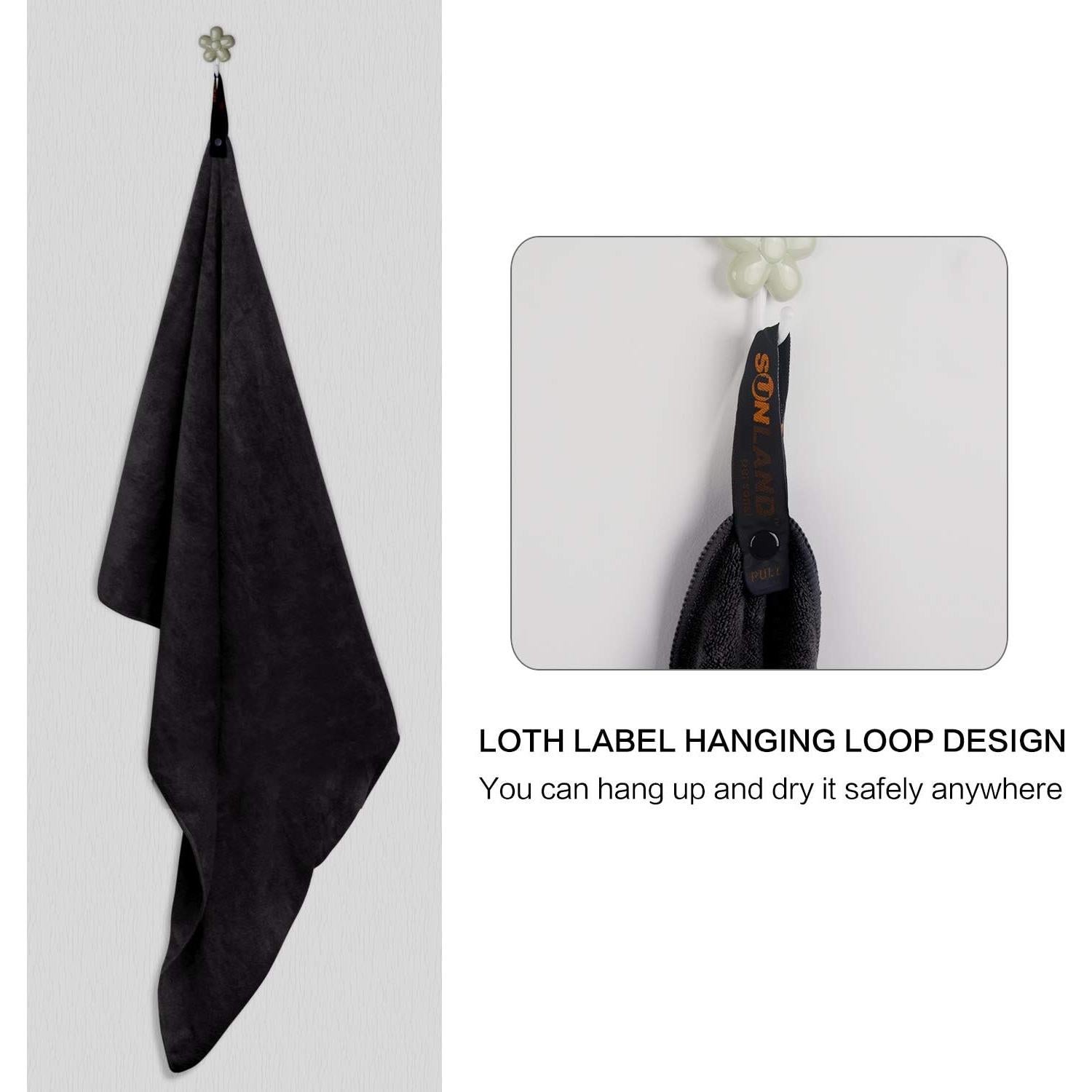 Toalla de Gimnasio Microfibra SUNLAND 61x122 cm Ultra Suave