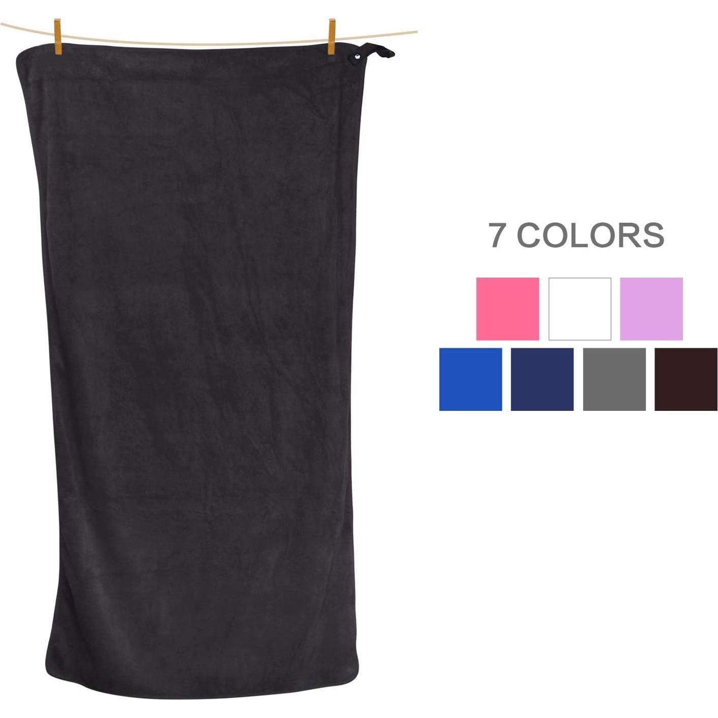 Toalla de Gimnasio Microfibra SUNLAND 61x122 cm Ultra Suave