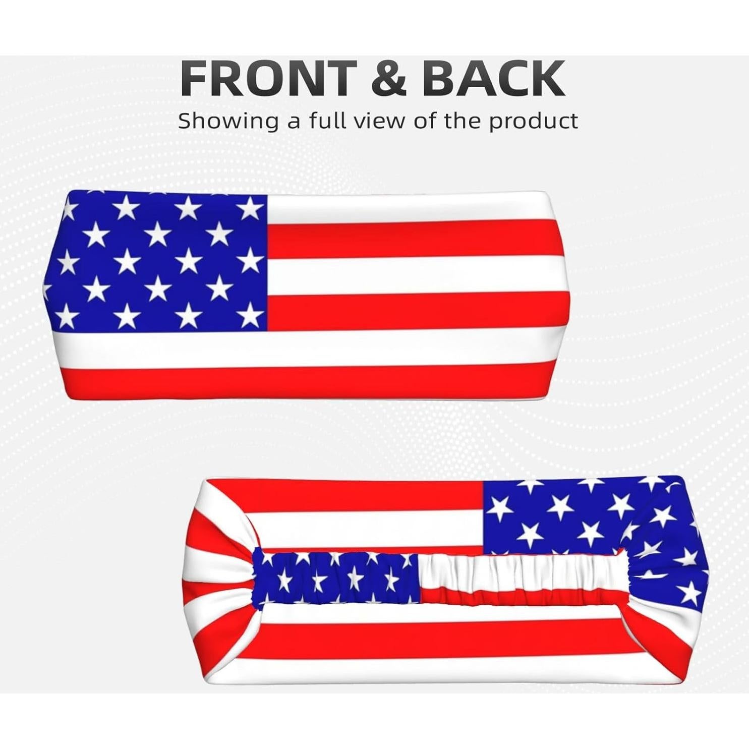 Diadema Antideslizante Genérico Bandera Americana para Ejercicio