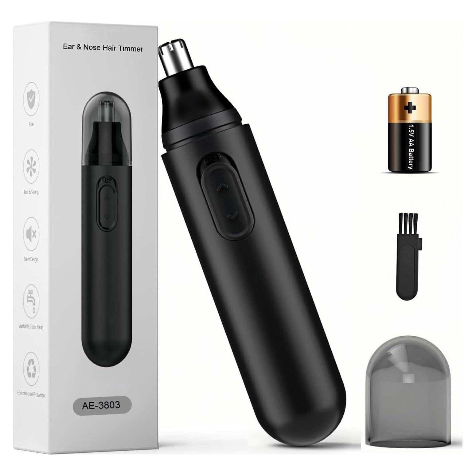 Recortador de Vello Nasal y Auricular KAMISAFE IPX7 Portátil