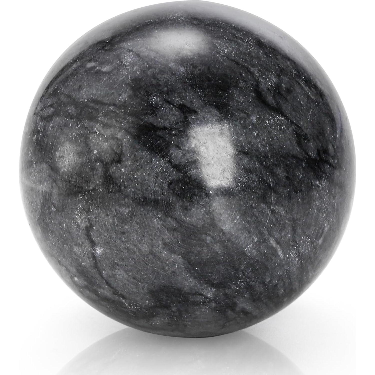 Conjunto de 4 Bolas de Baoding Lyellfe de Jade Negro 5.08 cm