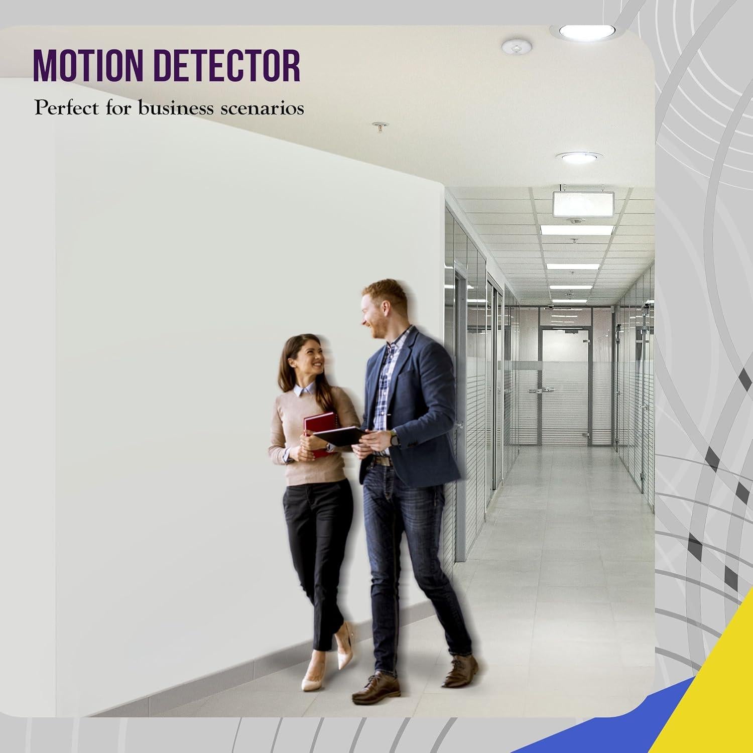 Sensor de Techo Enerlites MDC-50L Dual PIR Ultrasonido 360°