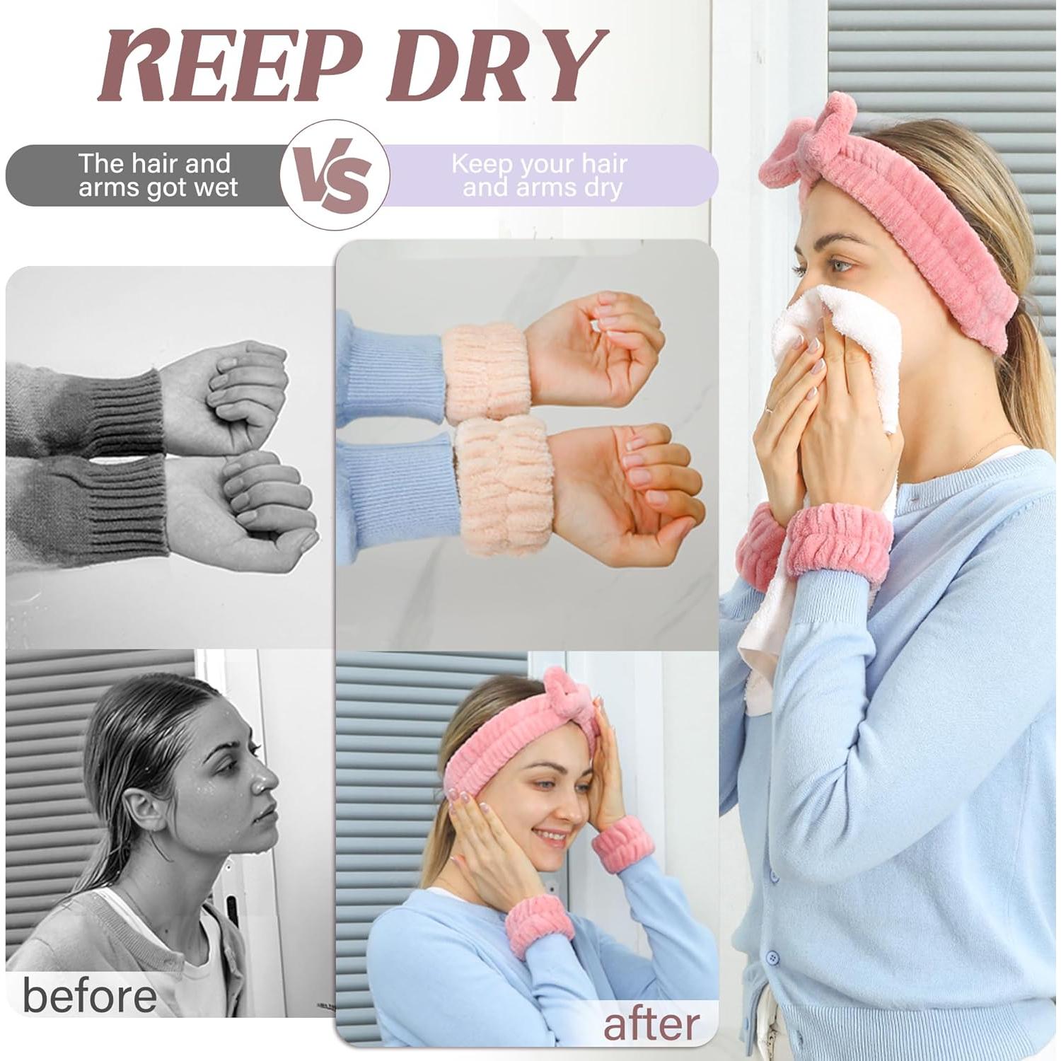 Conjunto de Diademas y Muñequera Crosize - Cuidado Facial