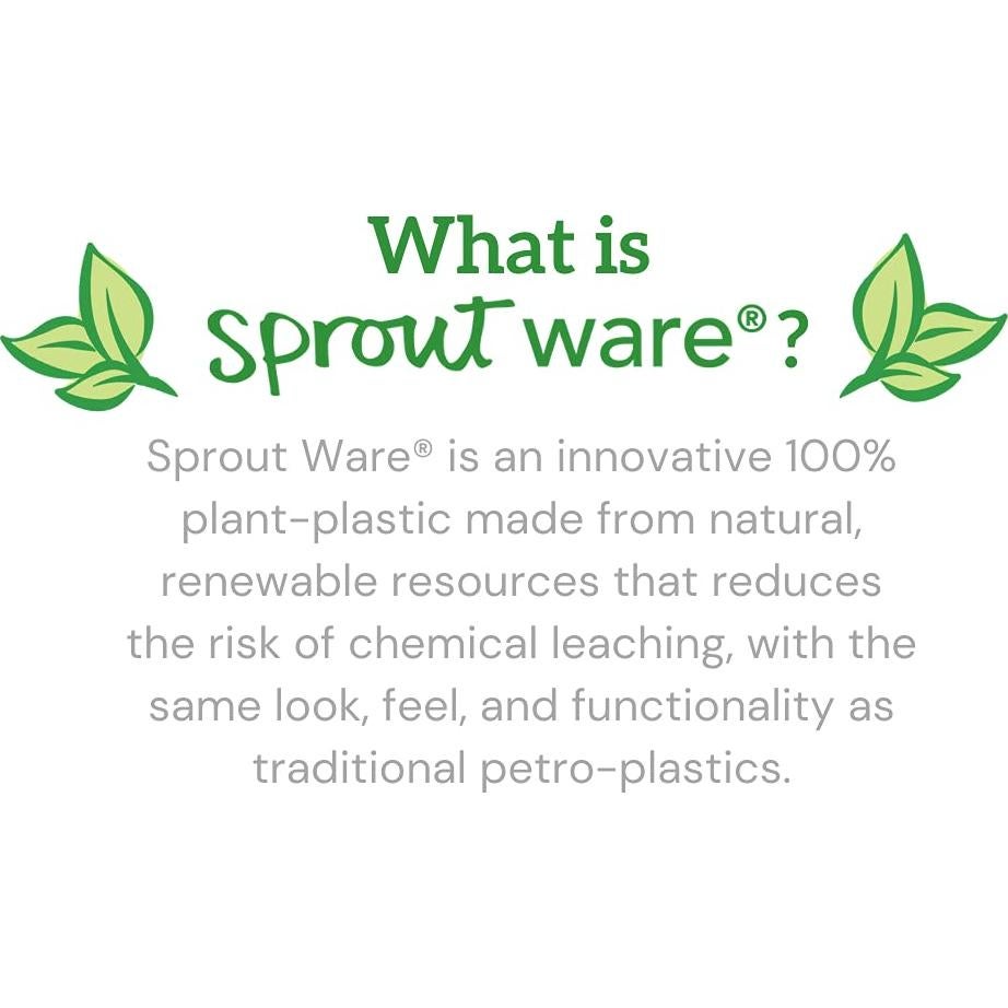 Aspirador Nasal Bulbo Green Sprouts de Silicona y Planta