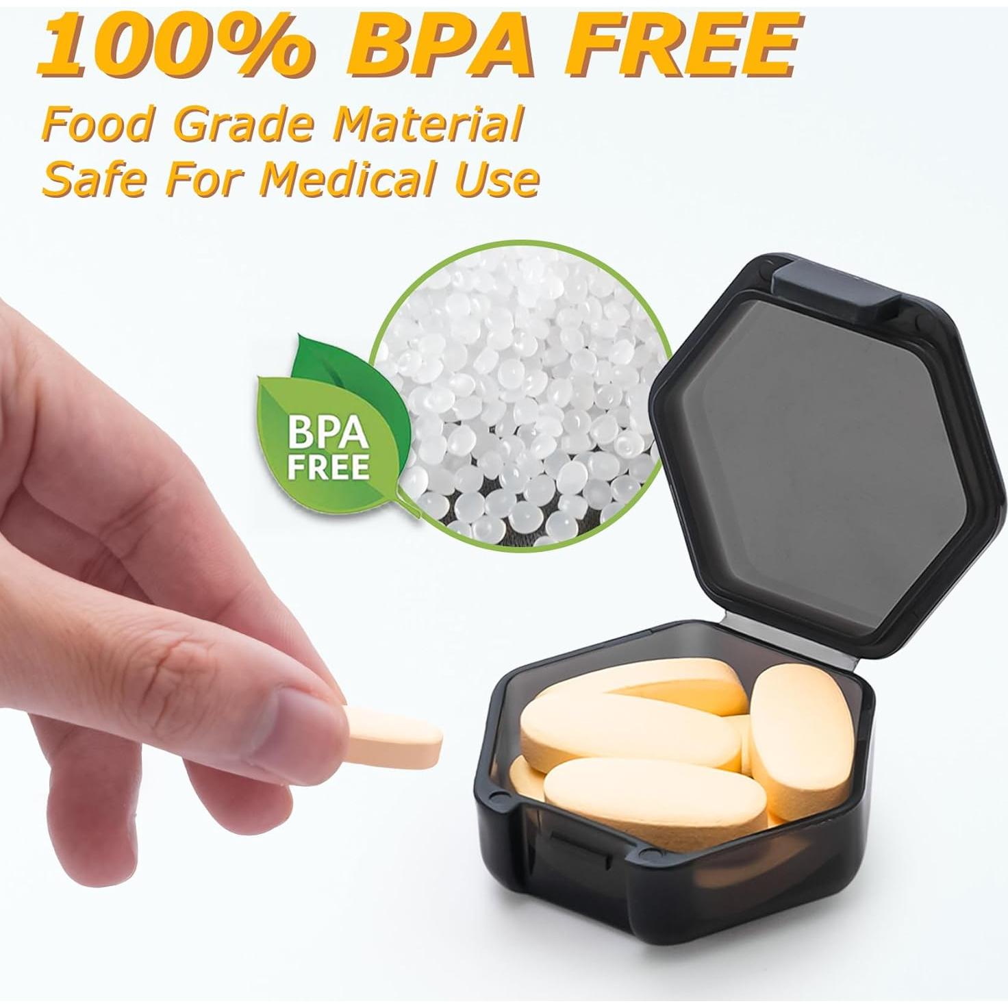 Organizador de Pastillas YAKLIM-US Mini Portátil Libre de BPA