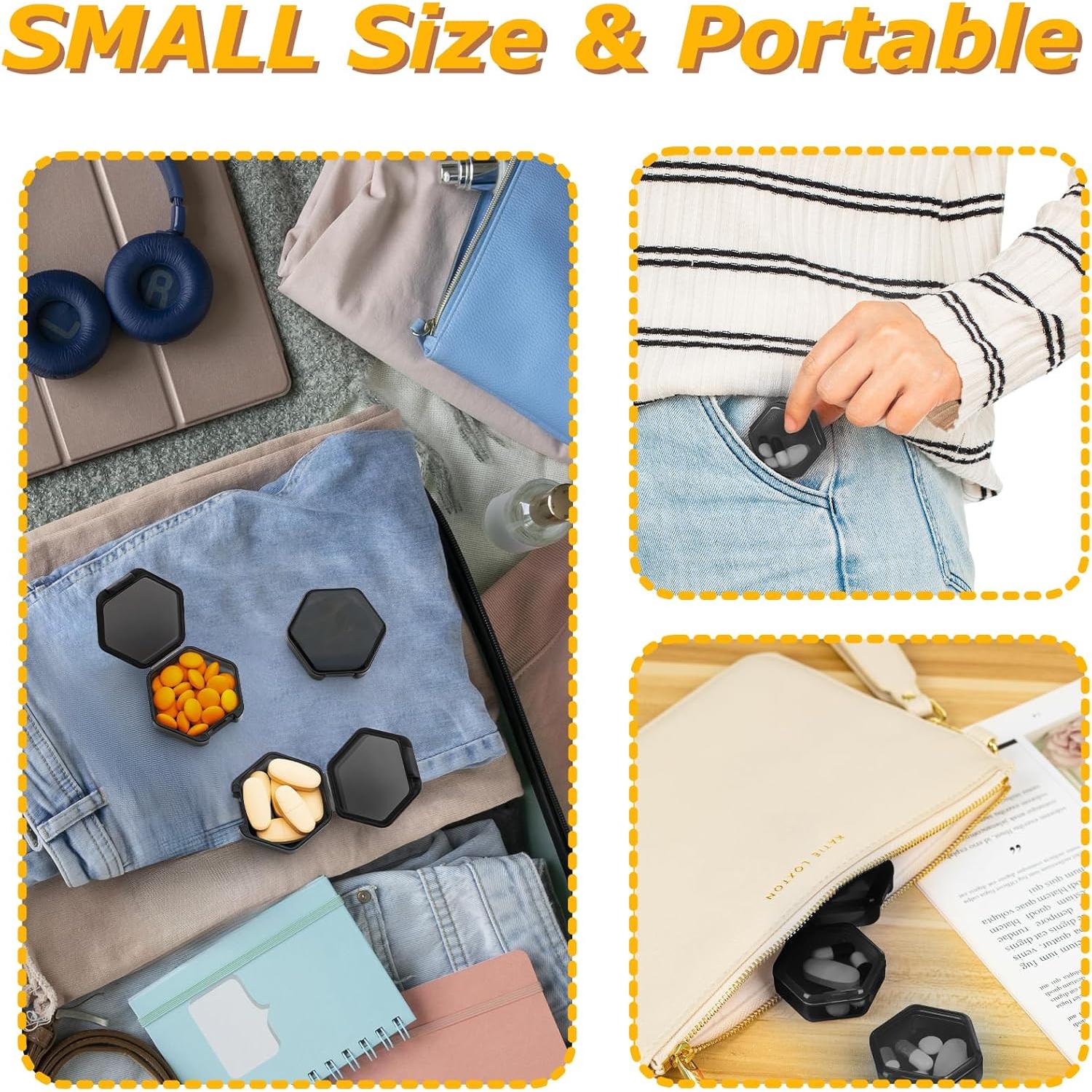 Organizador de Pastillas YAKLIM-US Mini Portátil Libre de BPA