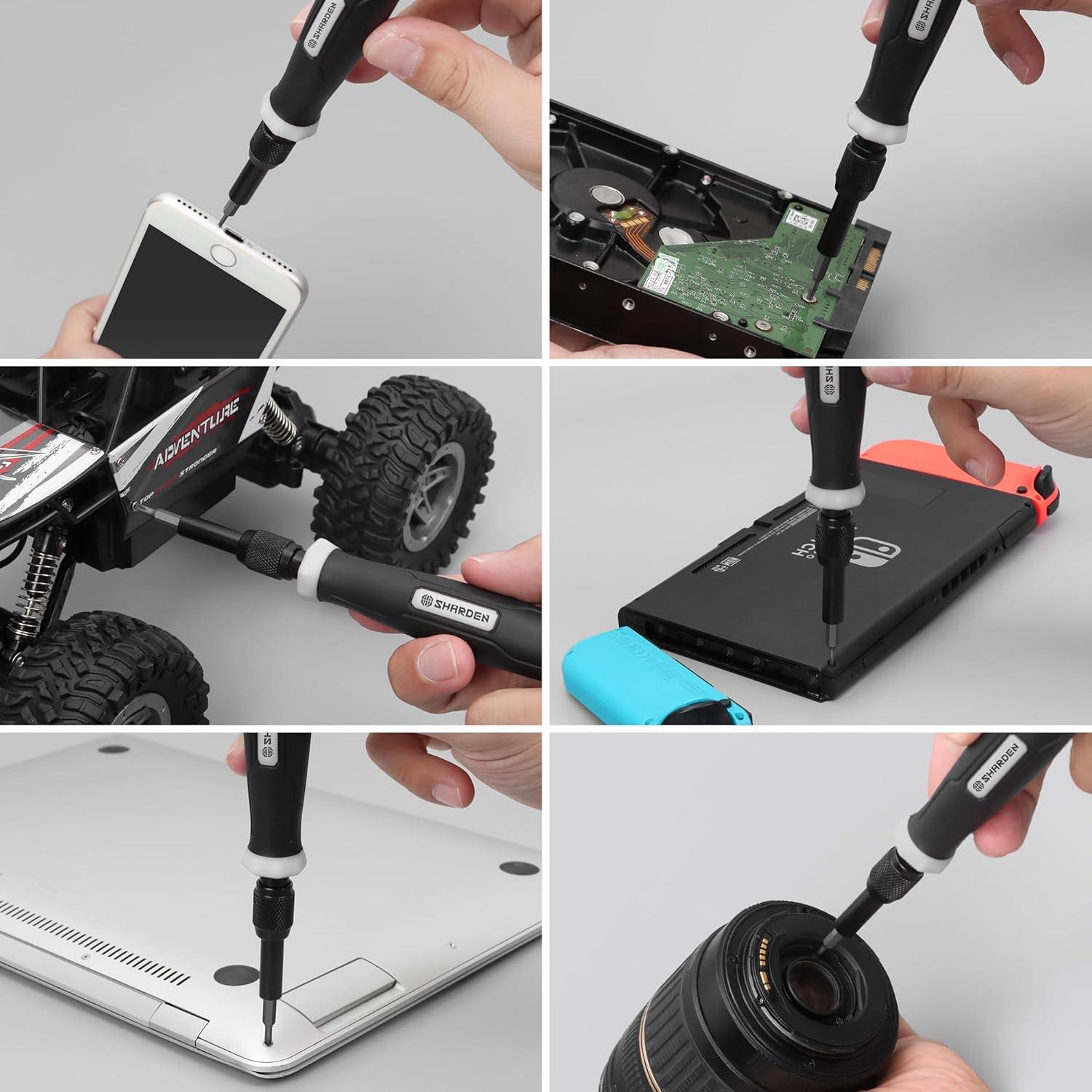 Kit de Destornilladores de Precisión Sharden 153 en 1