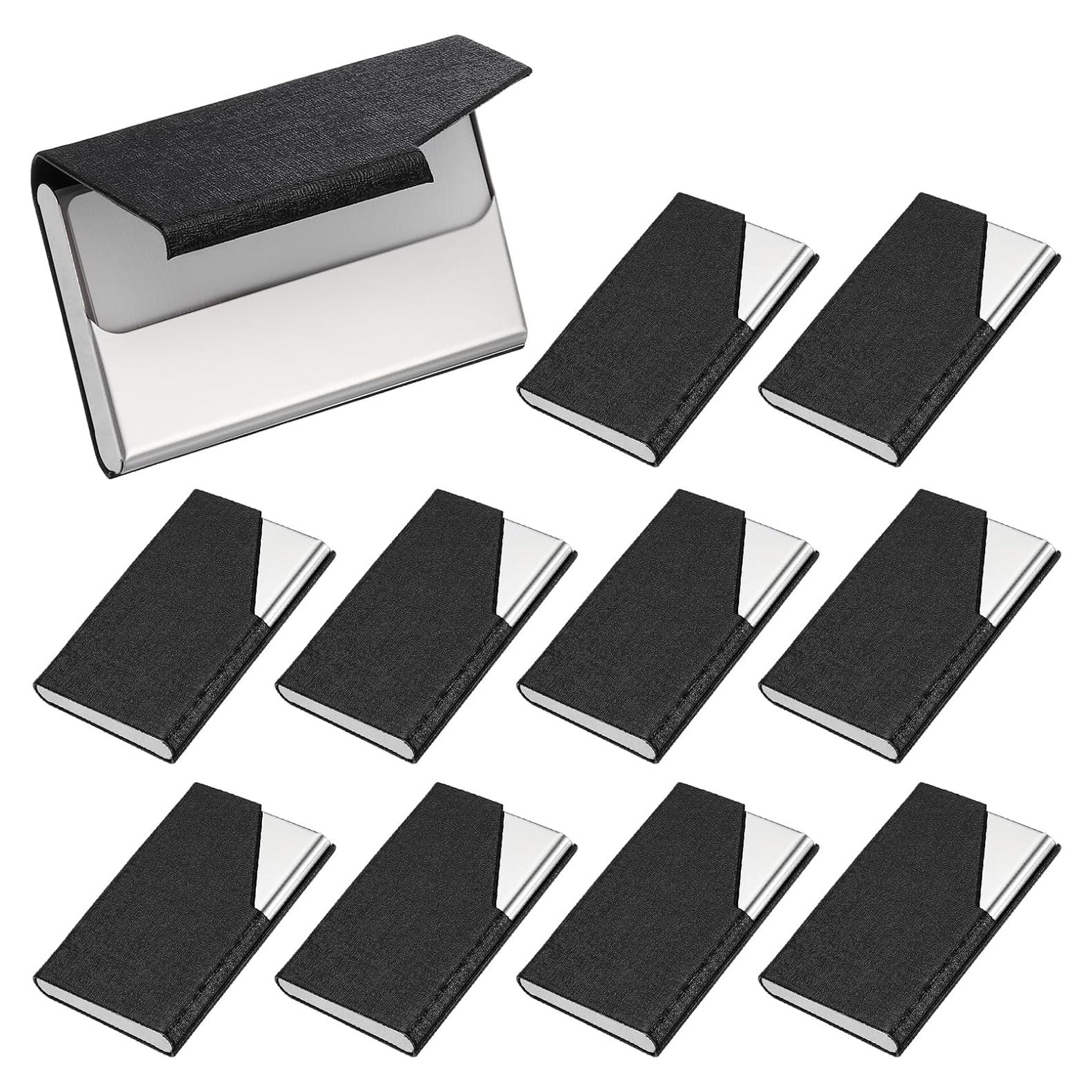 Soporte para Tarjetas de Visita PATIKIL 10 Piezas Negro