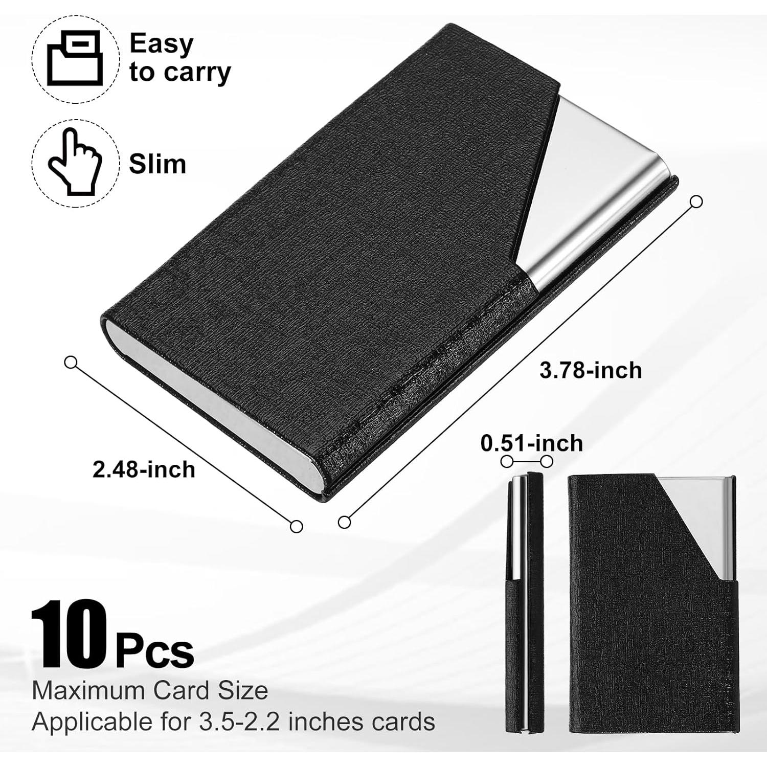 Soporte para Tarjetas de Visita PATIKIL 10 Piezas Negro