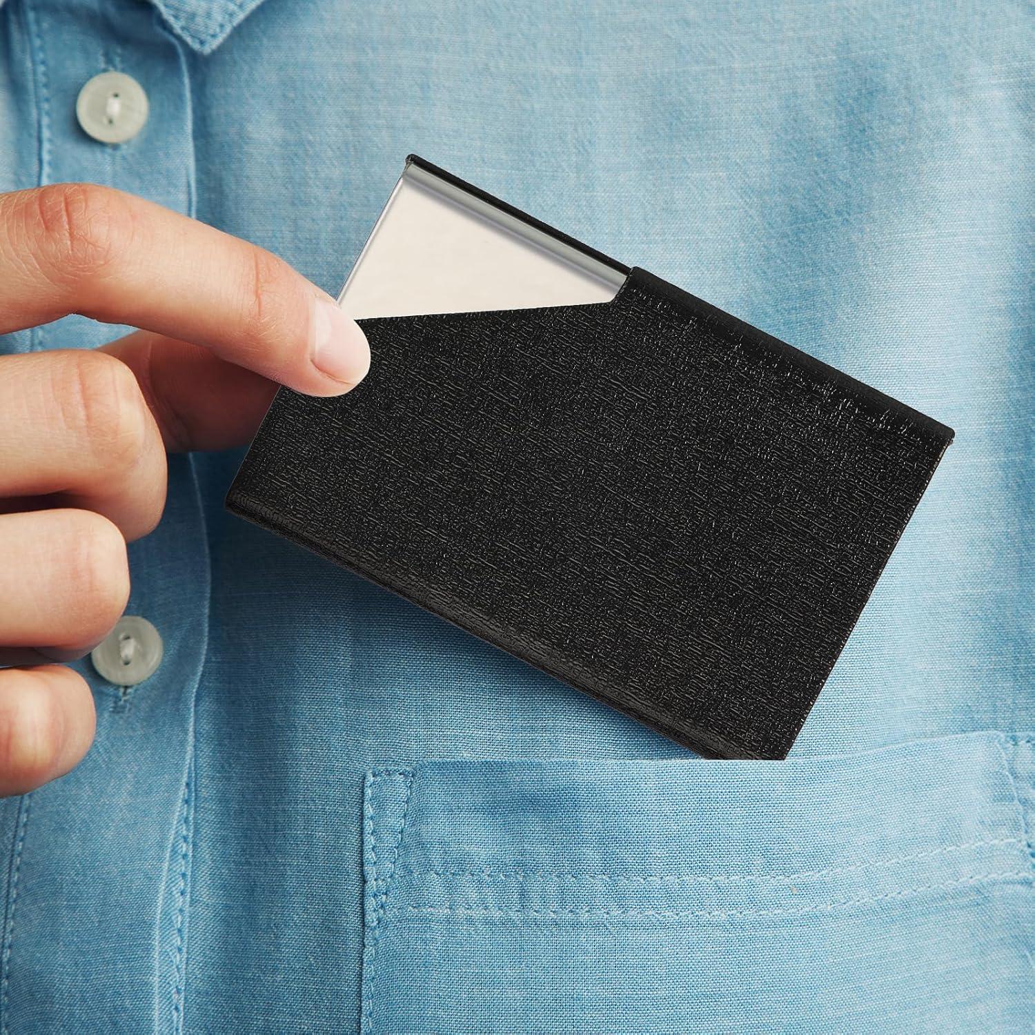 Soporte para Tarjetas de Visita PATIKIL 10 Piezas Negro