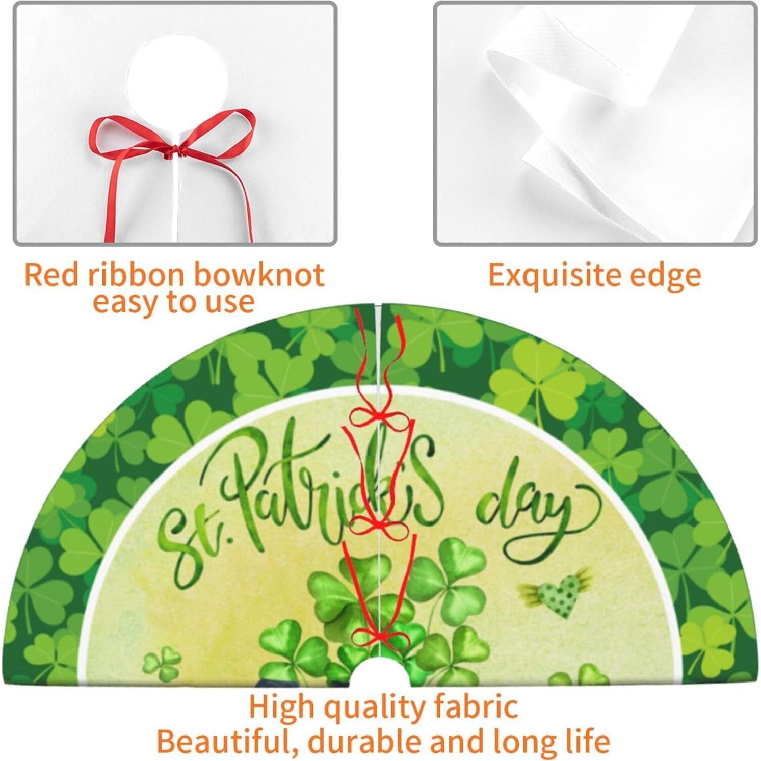 Falda de Árbol de Navidad XYSKINO 76.2 cm Verde Poliester