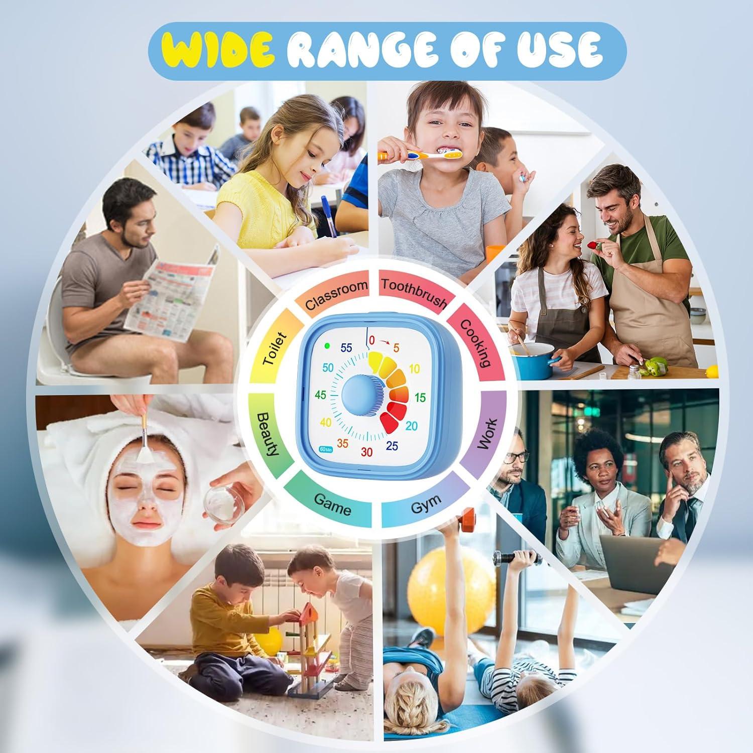 Temporizador Visual Shintrend 60 Minutos Sin Sonido para Niños