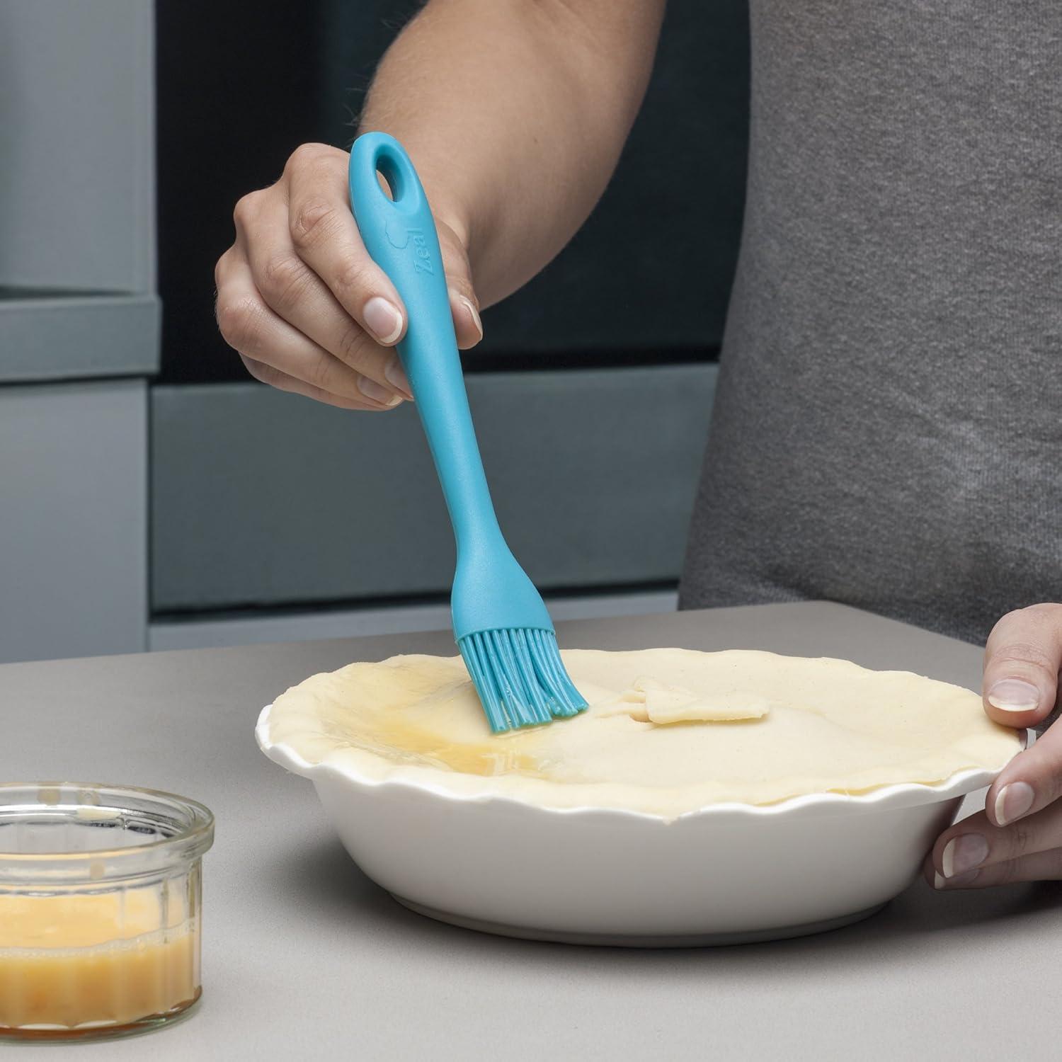 Brocha de Silicona para Pastelería Zeal Azul Aqua 20 cm