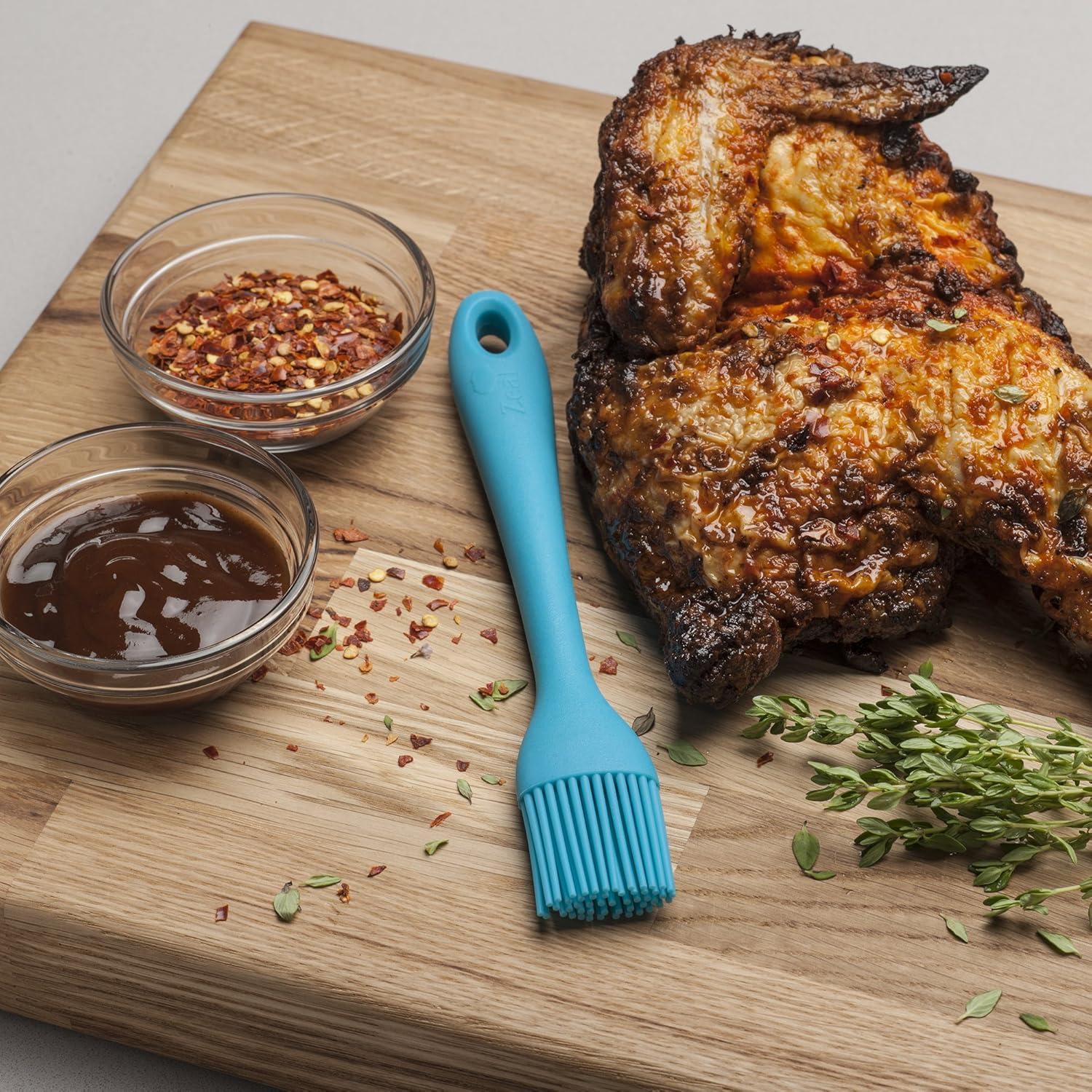 Brocha de Silicona para Pastelería Zeal Azul Aqua 20 cm