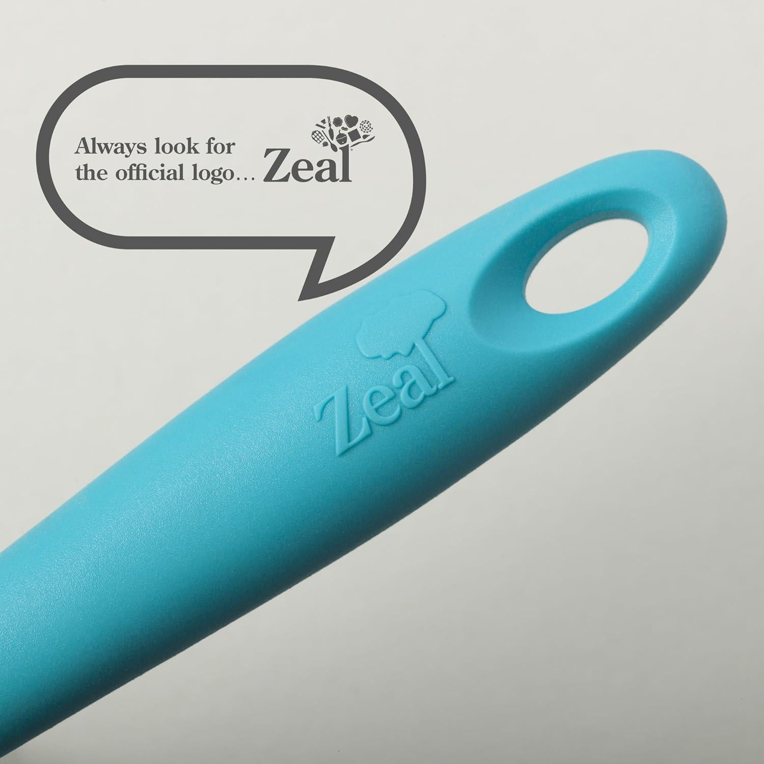 Brocha de Silicona para Pastelería Zeal Azul Aqua 20 cm