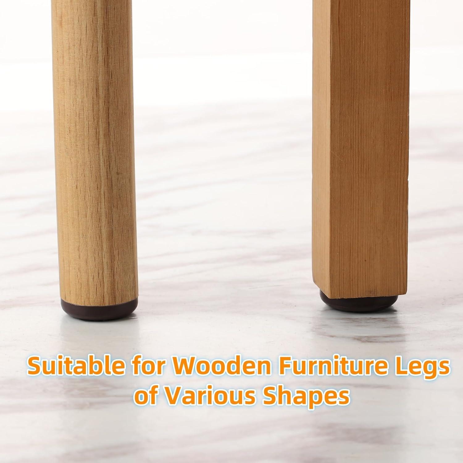 Deslizadores de Muebles Furnigear 38mm PTFE Marrón 20 Paquete