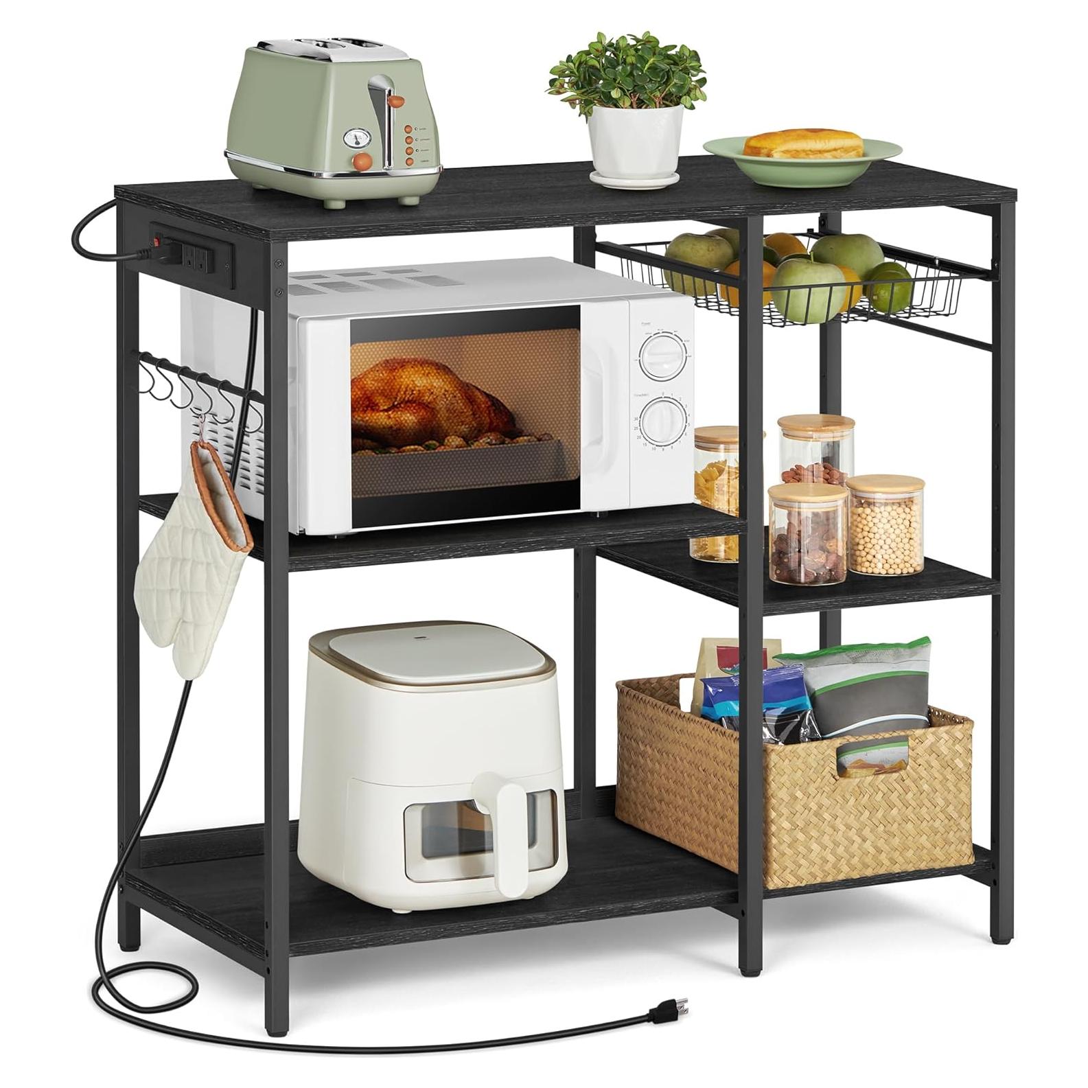 Estante de Panadero VASAGLE con Toma de Corriente 40x90 cm