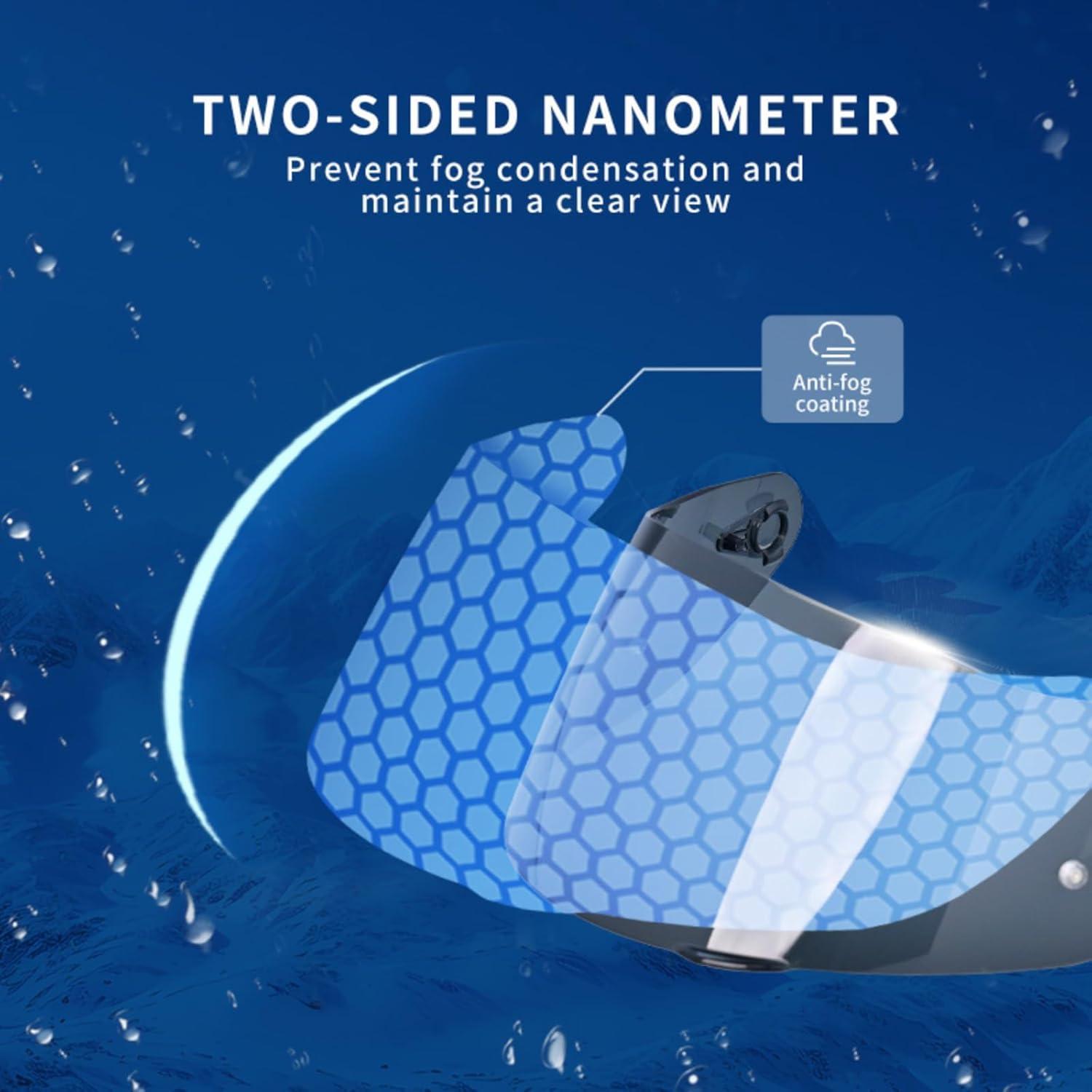 Visera de Casco de Motocicleta Logto K1 K3SV K5 Humo Claro