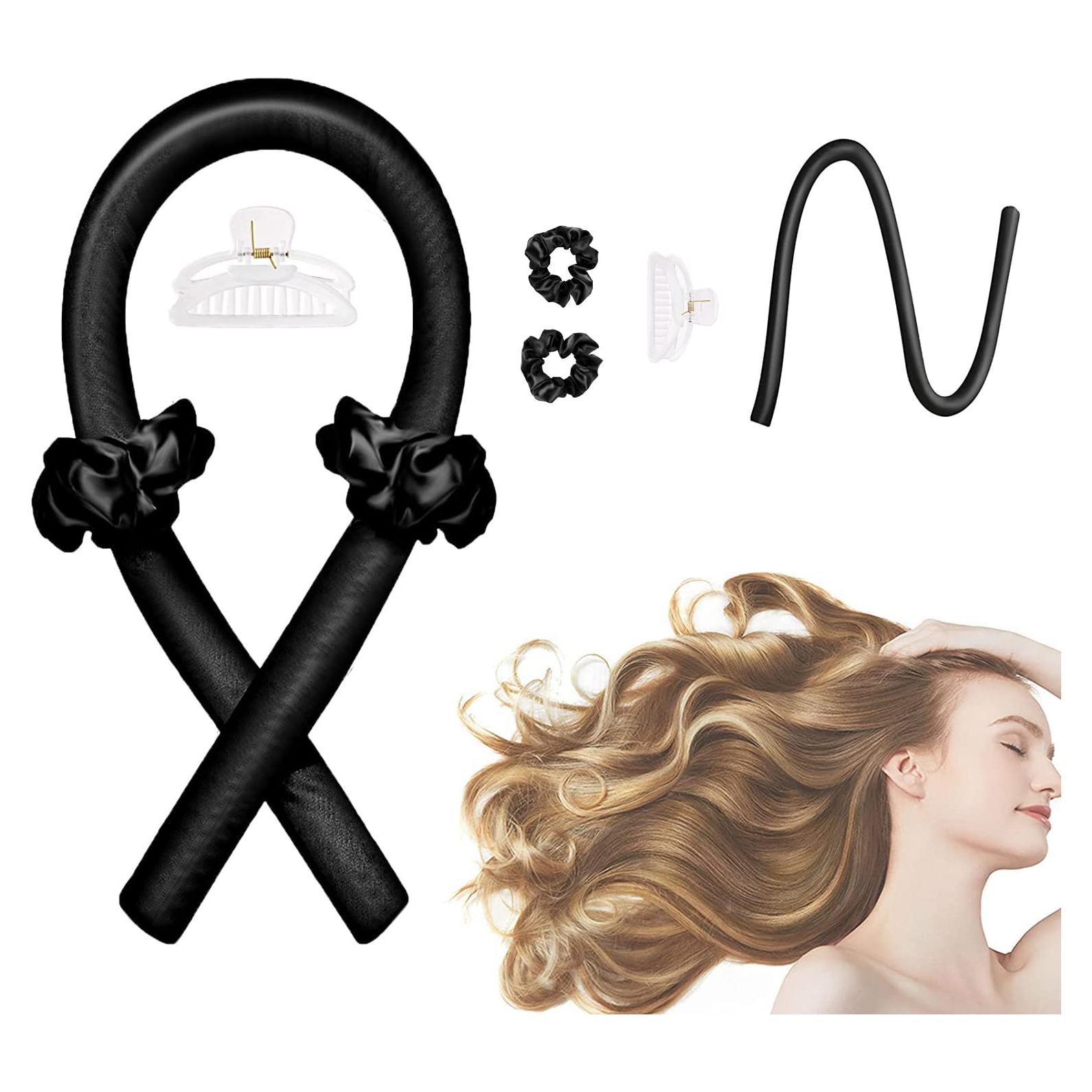 Rulos Sin Calor CORATED de Seda 100 cm para Cabello Largo