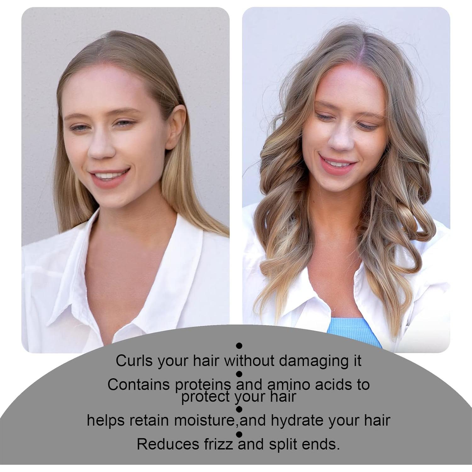 Rulos Sin Calor CORATED de Seda 100 cm para Cabello Largo