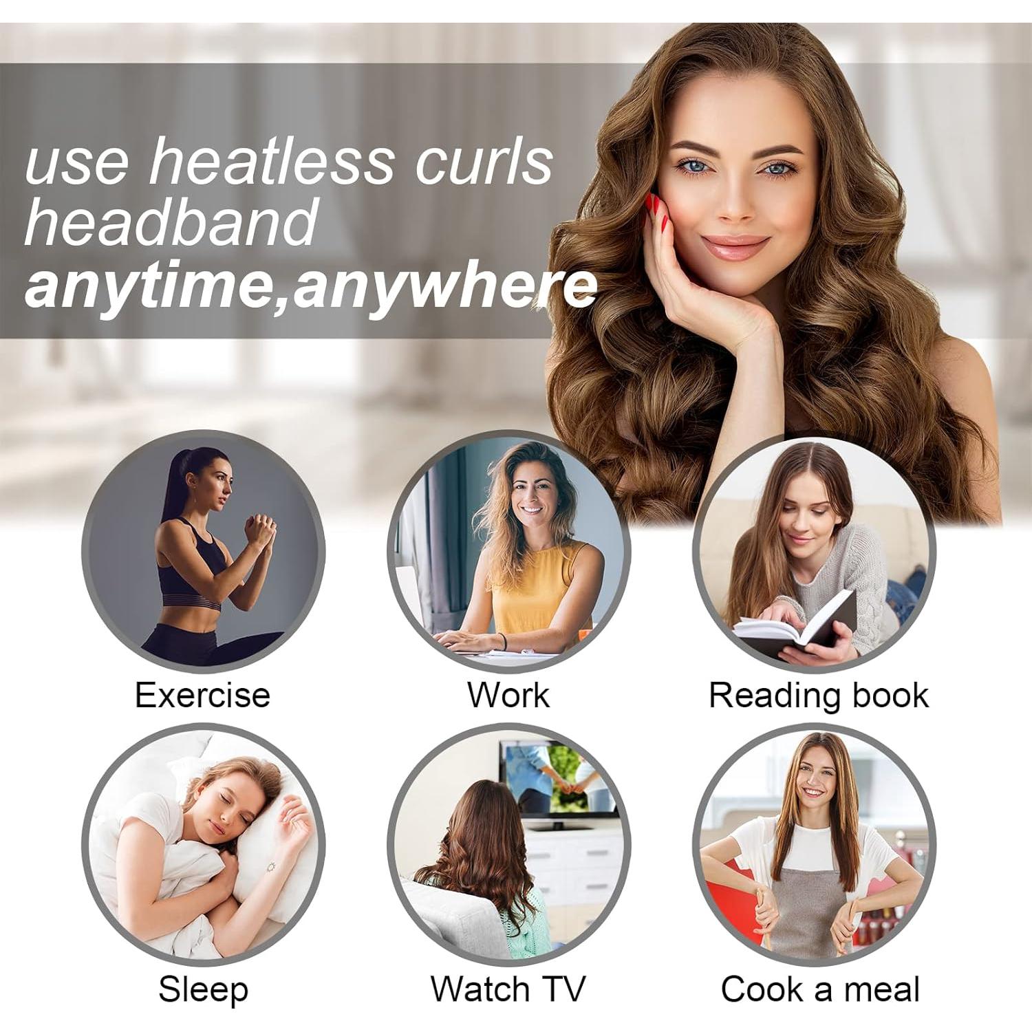 Rulos Sin Calor CORATED de Seda 100 cm para Cabello Largo