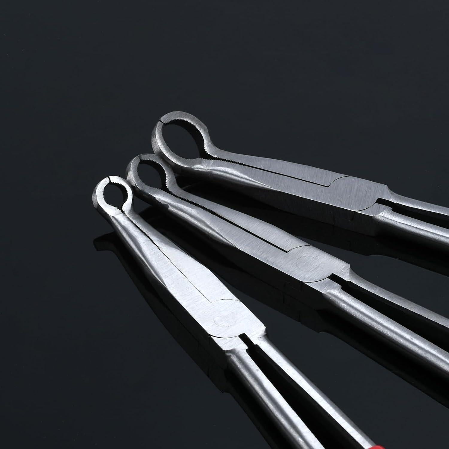 Juego de 3 Alicates de Punta Larga Cricle - 27.94 cm