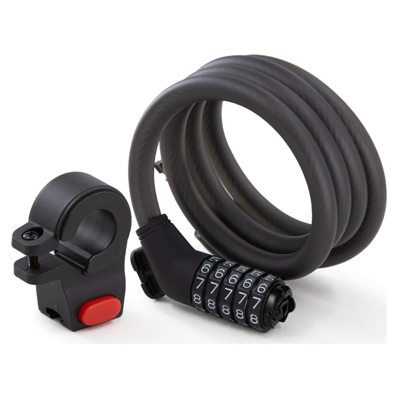 Candado de Combinación Segway Ninebot 120cm 5 Dígitos Negro