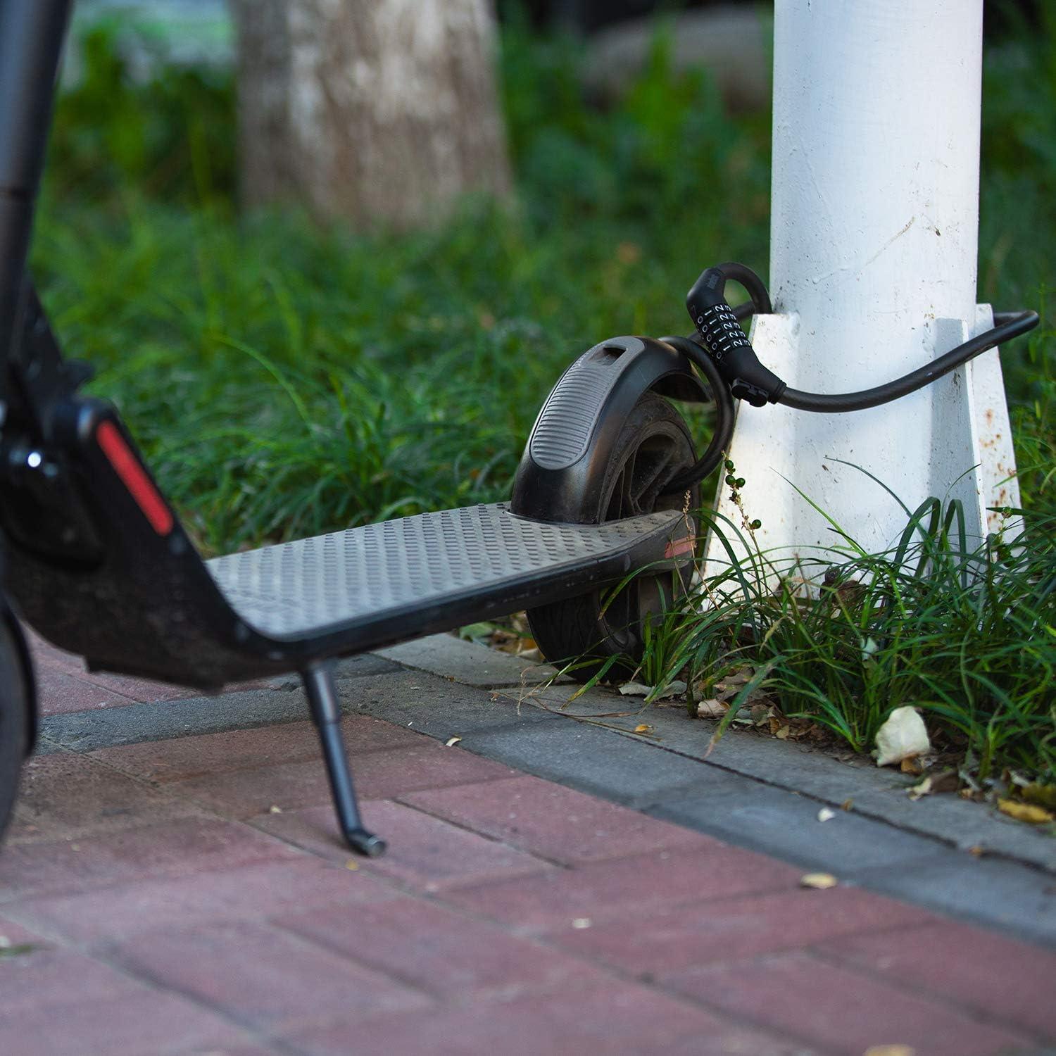 Candado de Combinación Segway Ninebot 120cm 5 Dígitos Negro