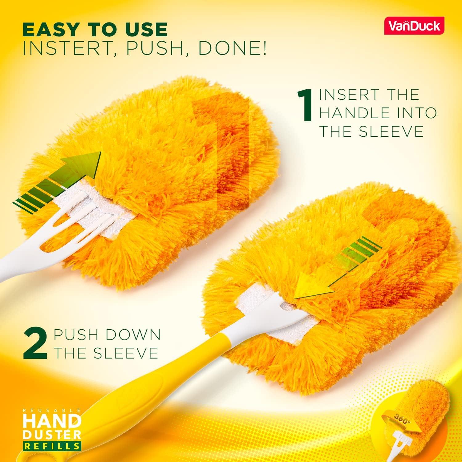 Recargas de Plumero Reutilizables VanDuck Microfibra 2 Piezas