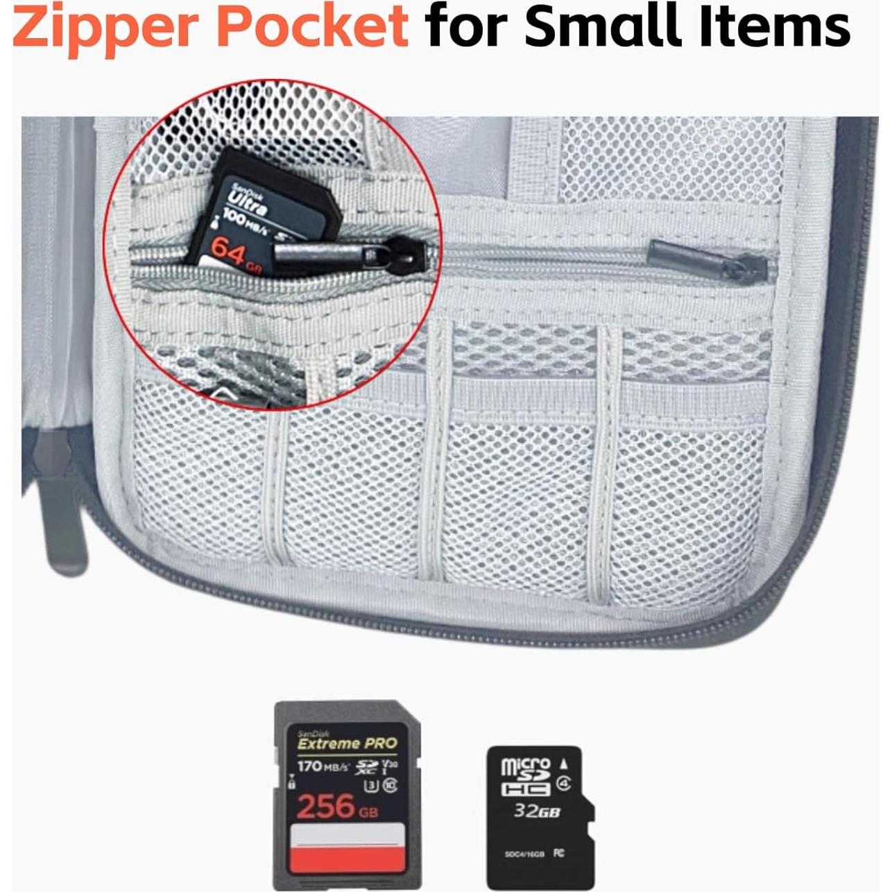 Funda Organizador USB Zealearn 24 Ranuras Negra Compacta