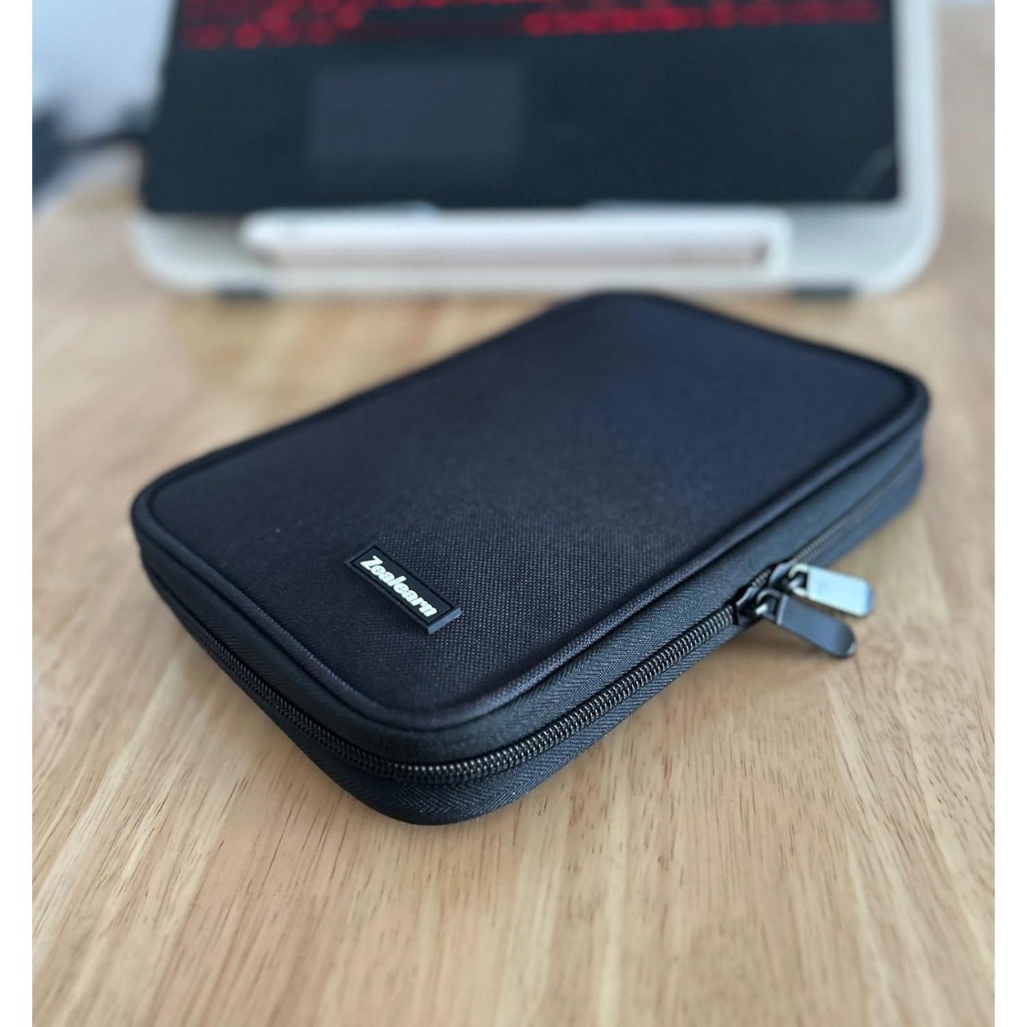 Funda Organizador USB Zealearn 24 Ranuras Negra Compacta