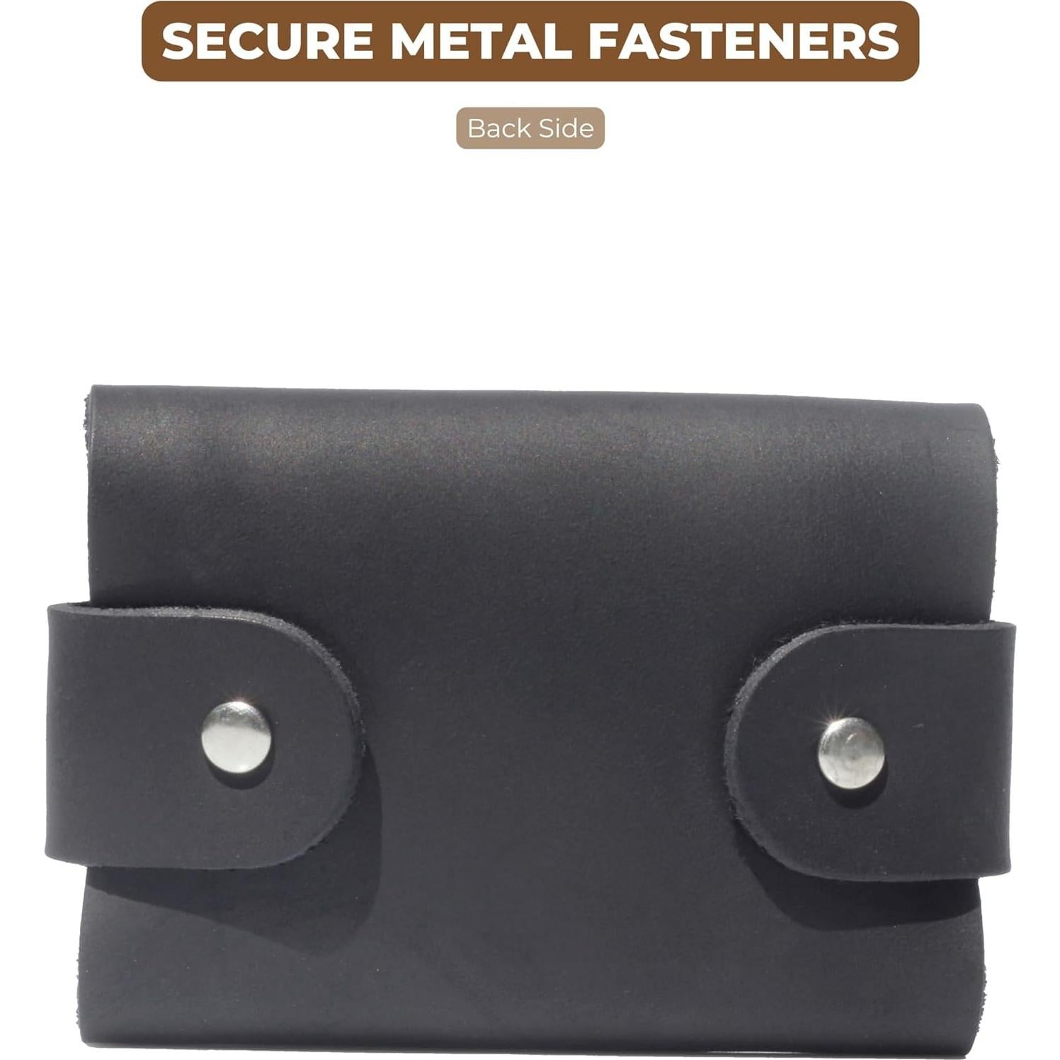 Billetera Slim de Cuero Genuino Toprank - Minimalista Unisex