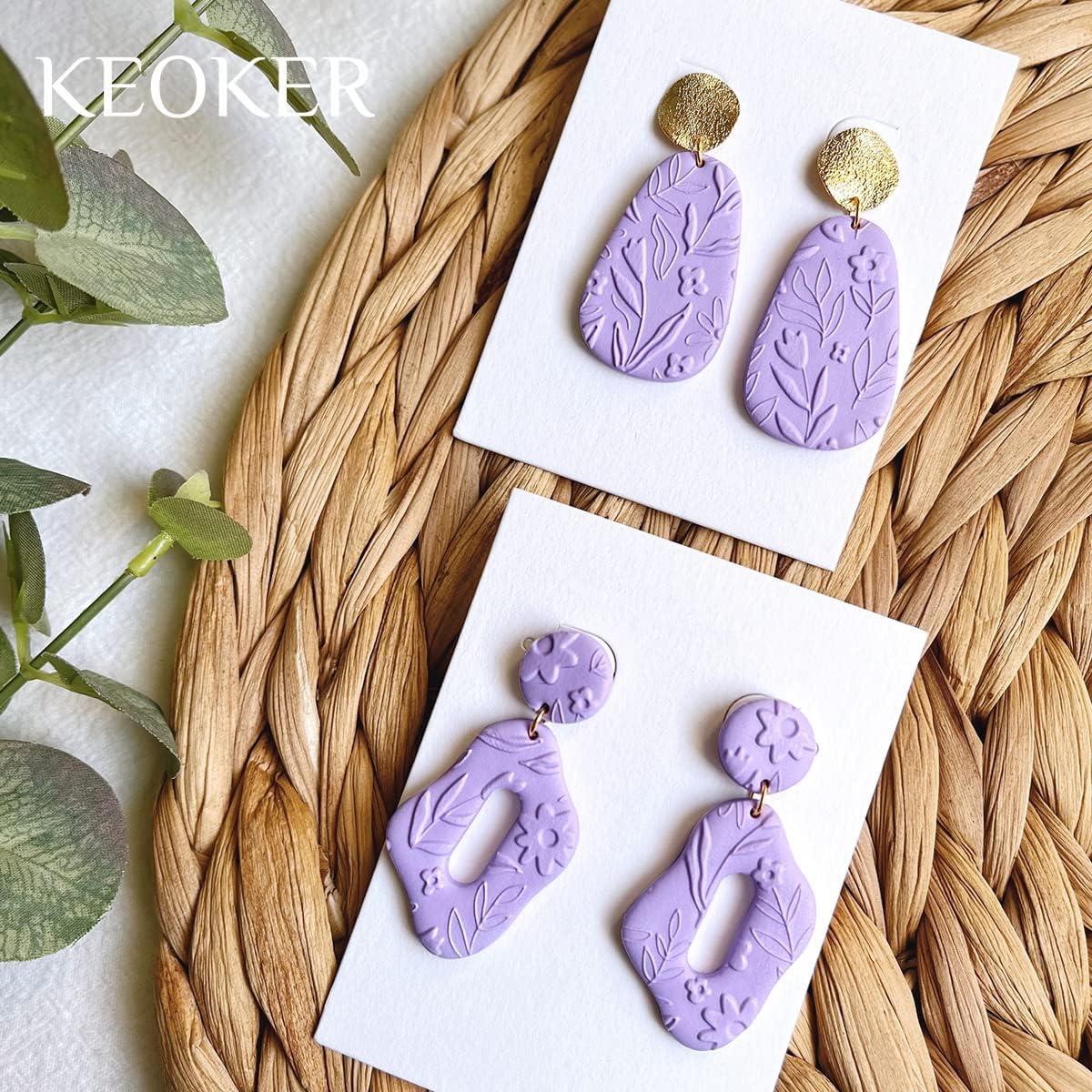 Hojas de Textura de Arcilla Polimérica Keoker - 3 Piezas