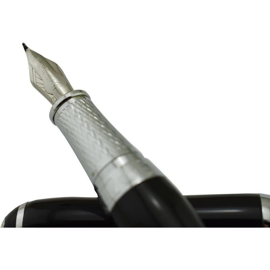 Pluma Fuente Caligrafía Lanxivi Fude Negra con Estuche