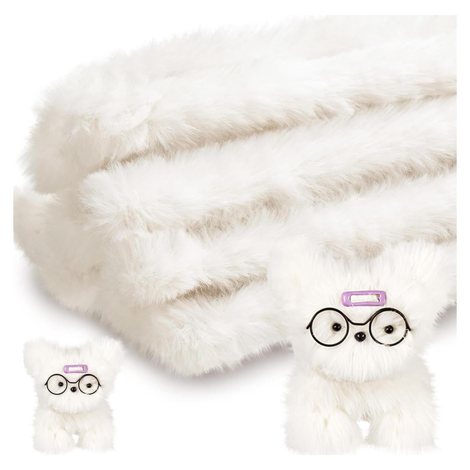 Limpiadores de Tubos Chenille VitalCozy 10 Pcs 100 cm Blanco Crema