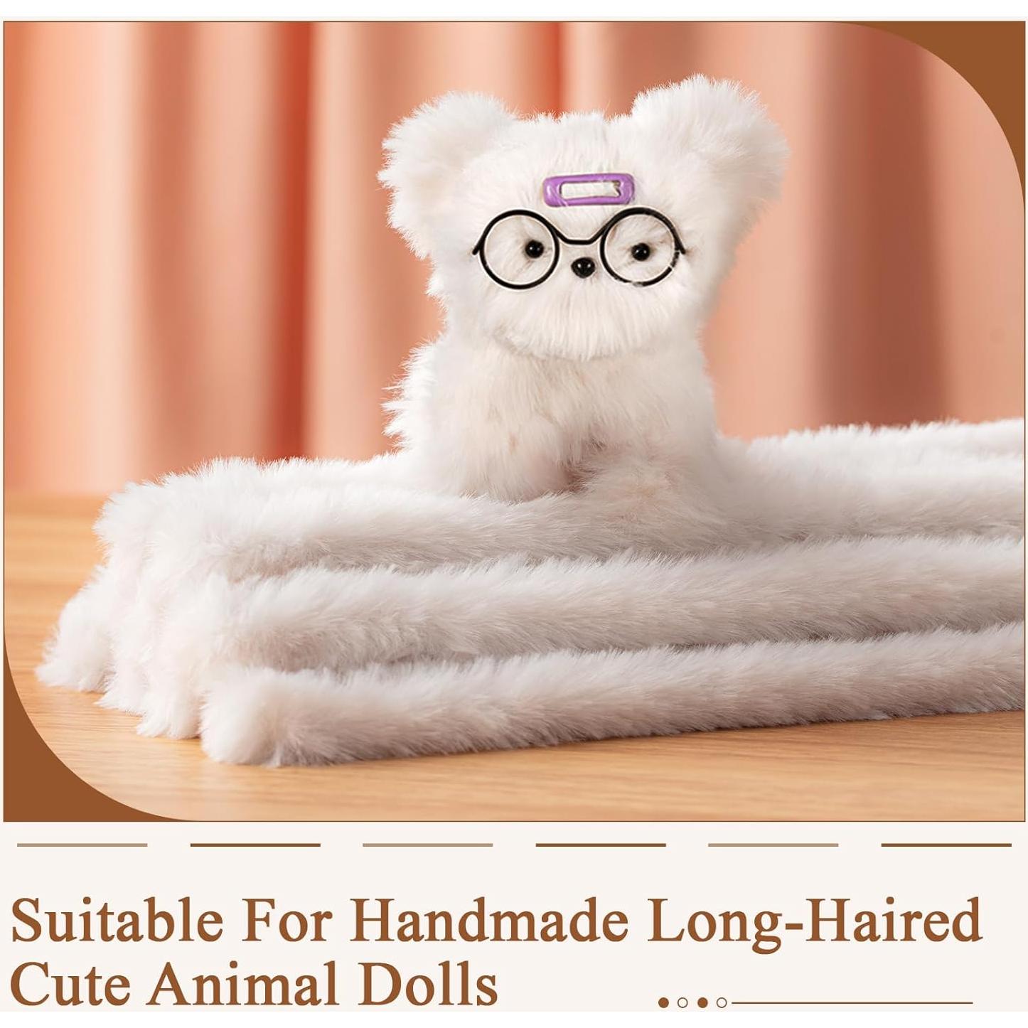 Limpiadores de Tubos Chenille VitalCozy 10 Pcs 100 cm Blanco Crema