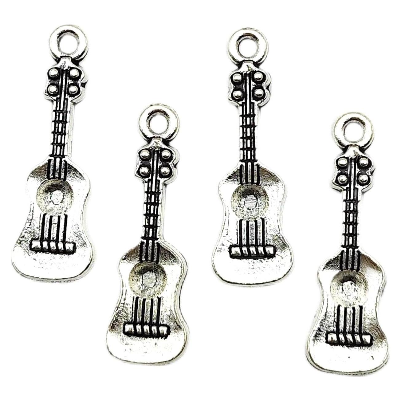 Colgantes Vintage Carytalee 30PC Aleación Plata Antigua 27mm