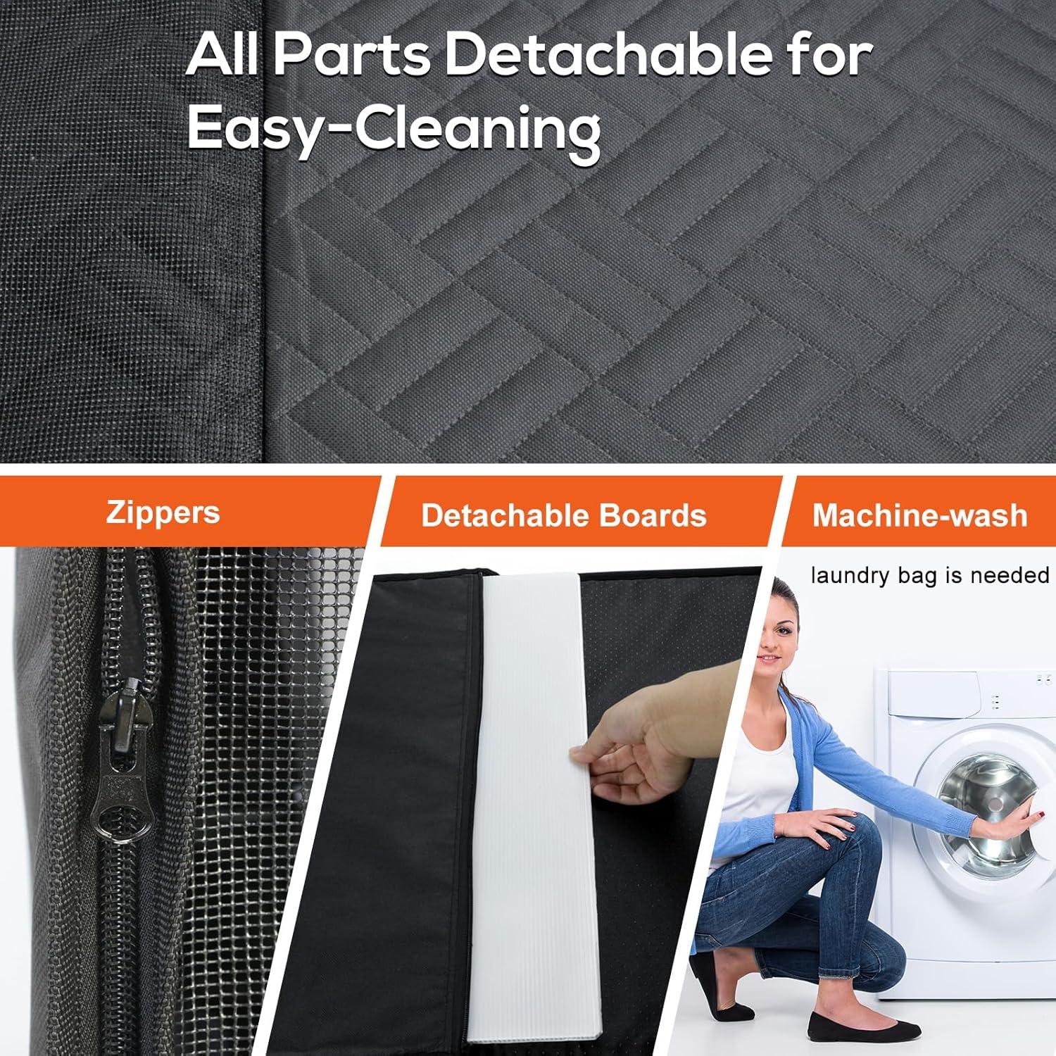 Hamaca para Perros Mediana RZFFJ - Funda Asiento Trasero Negra