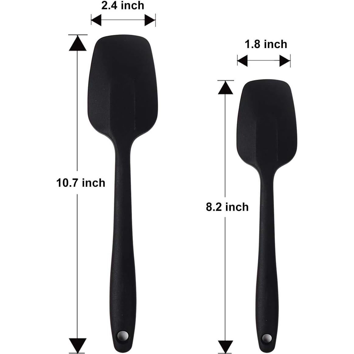 Espátulas de Silicona MOACC 20.8 cm Resistentes al Calor (6 Pcs)