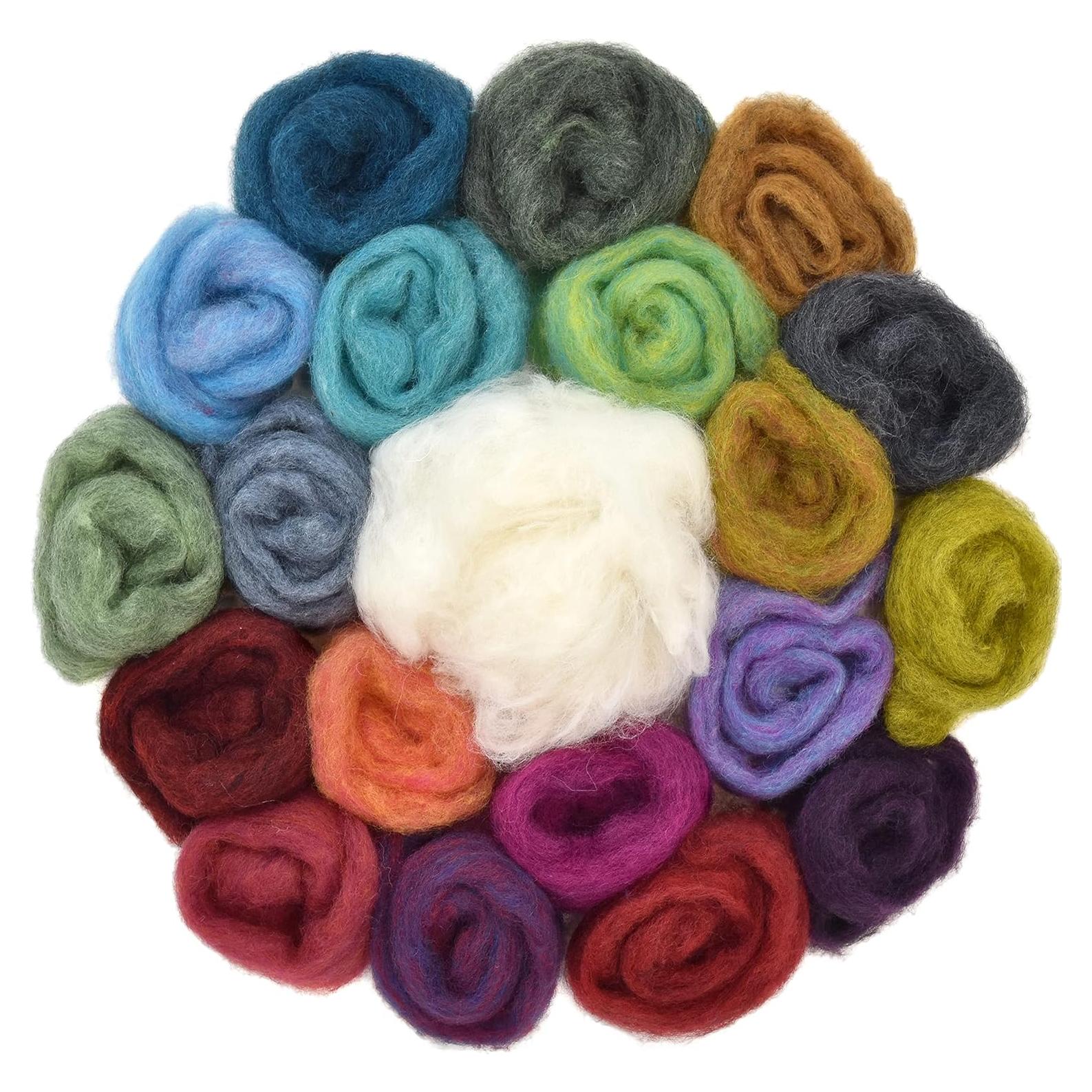 Mezcla de Lana Corriedale 200g para Fieltro - Living Dreams Yarn