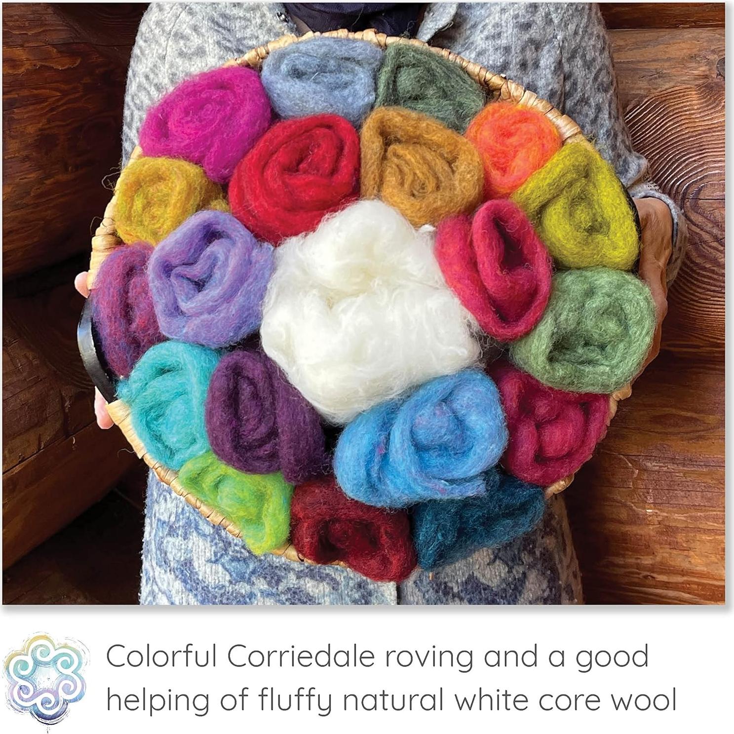 Mezcla de Lana Corriedale 200g para Fieltro - Living Dreams Yarn