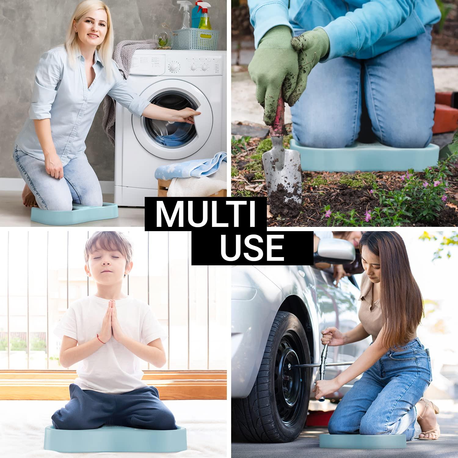 Extra Thick Garden Kneeling Pad Gardening Tools Foam Kneeling Pad Knee Pads for Men Gardening Gifts for Women Kneeling Pads Extra Thick Work Van Accessories Knee Pads for Work -Aqua